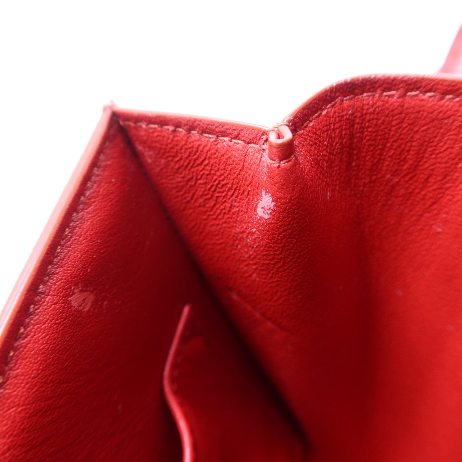 CELINE 牛皮皮革Classic Box銀扣肩背袋