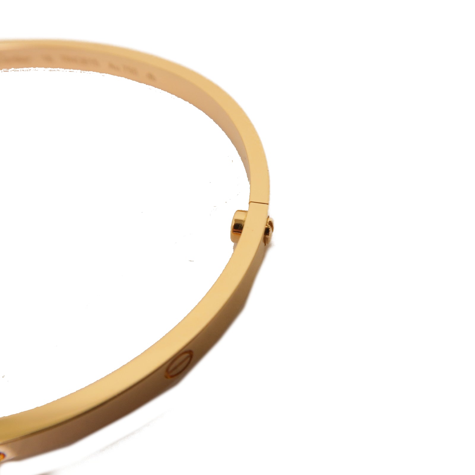 CARTIER 18K玫瑰金Love Blaceret Small手鏈Cartier#18