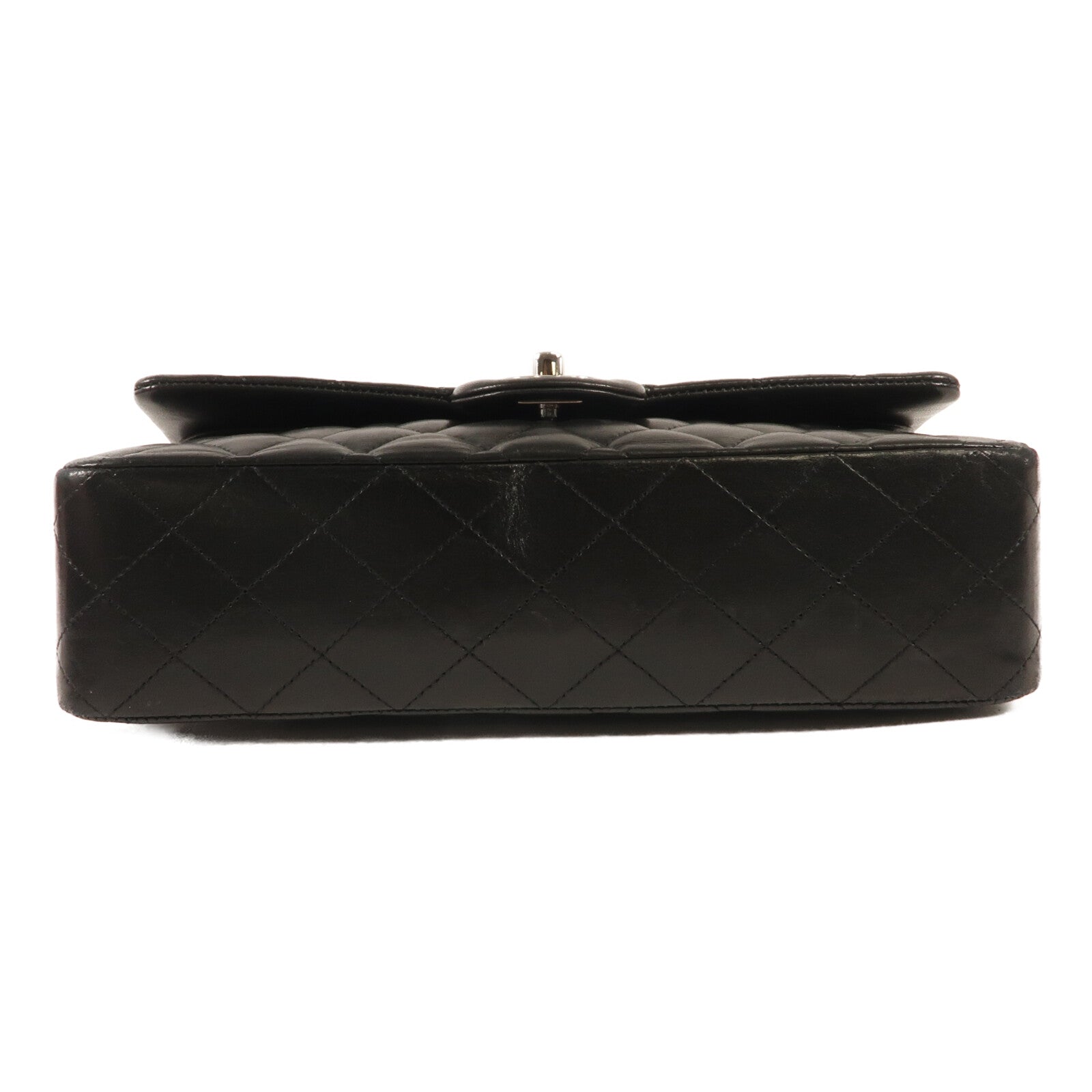 CHANEL 羊皮皮革Classic 25銀扣鏈帶肩背袋