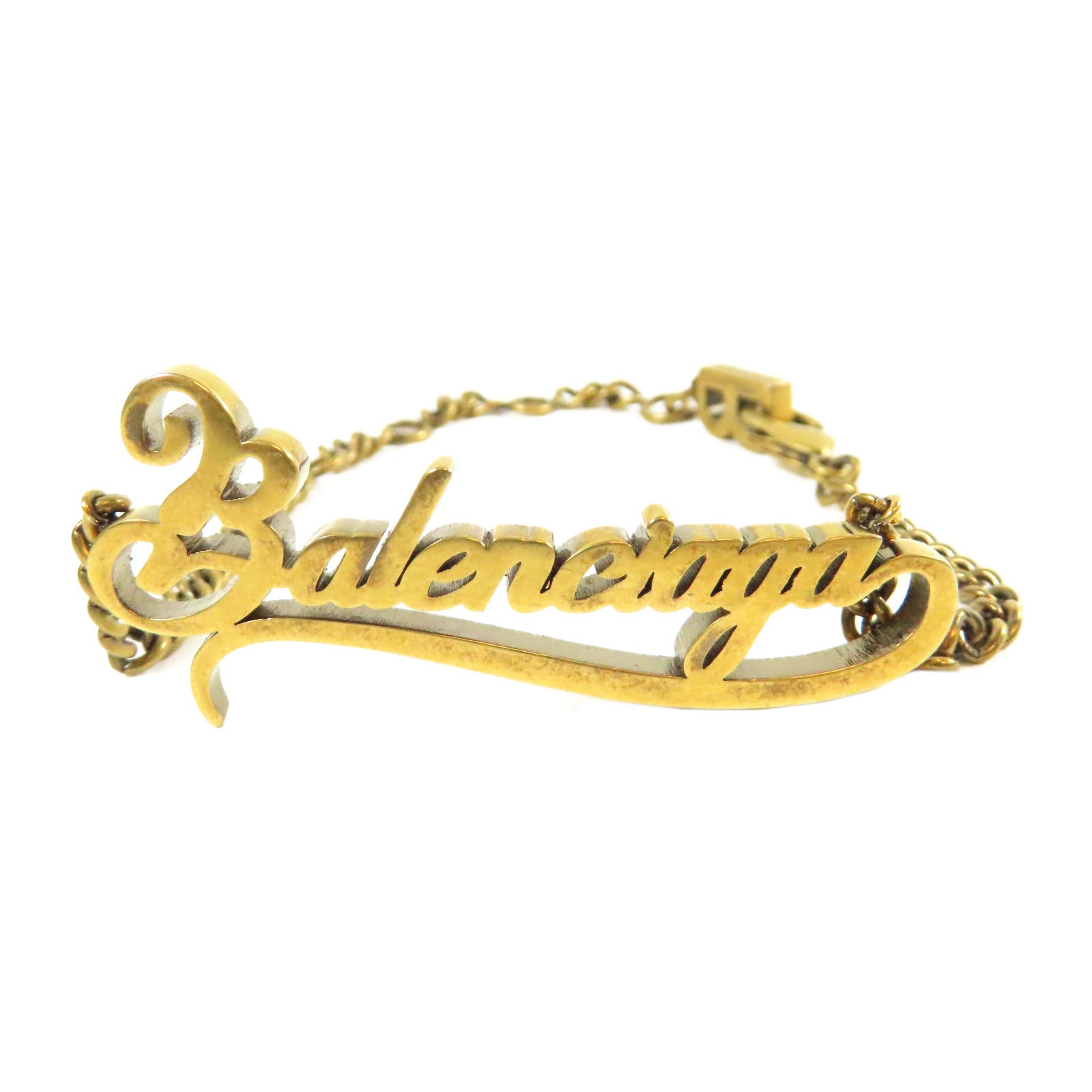 BALENCIAGA 【激減優惠】金屬Bracelet金扣手鏈金色