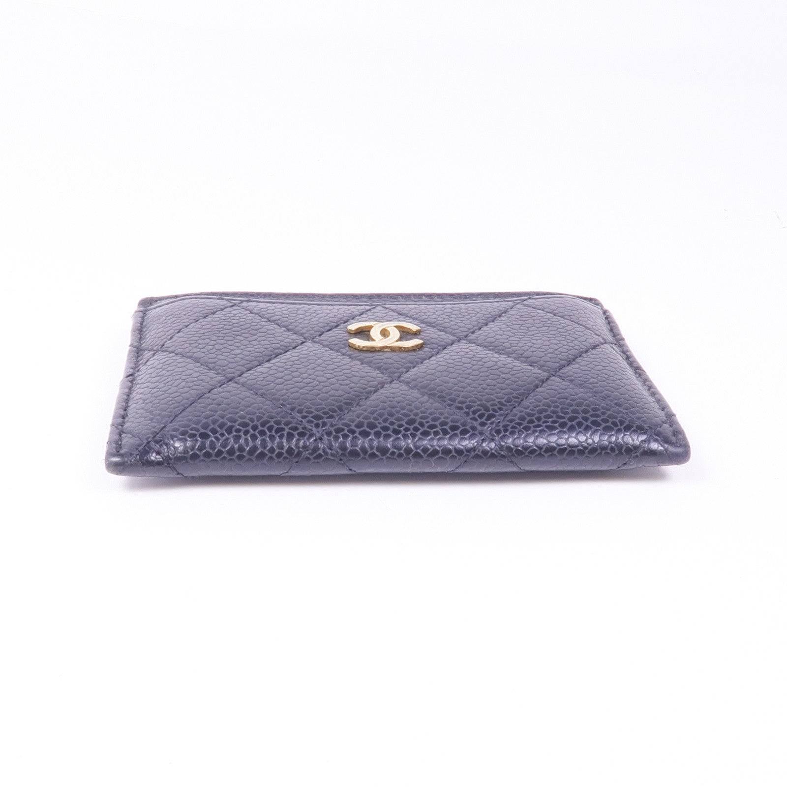 CHANEL 牛皮皮革Card Case金扣卡片套