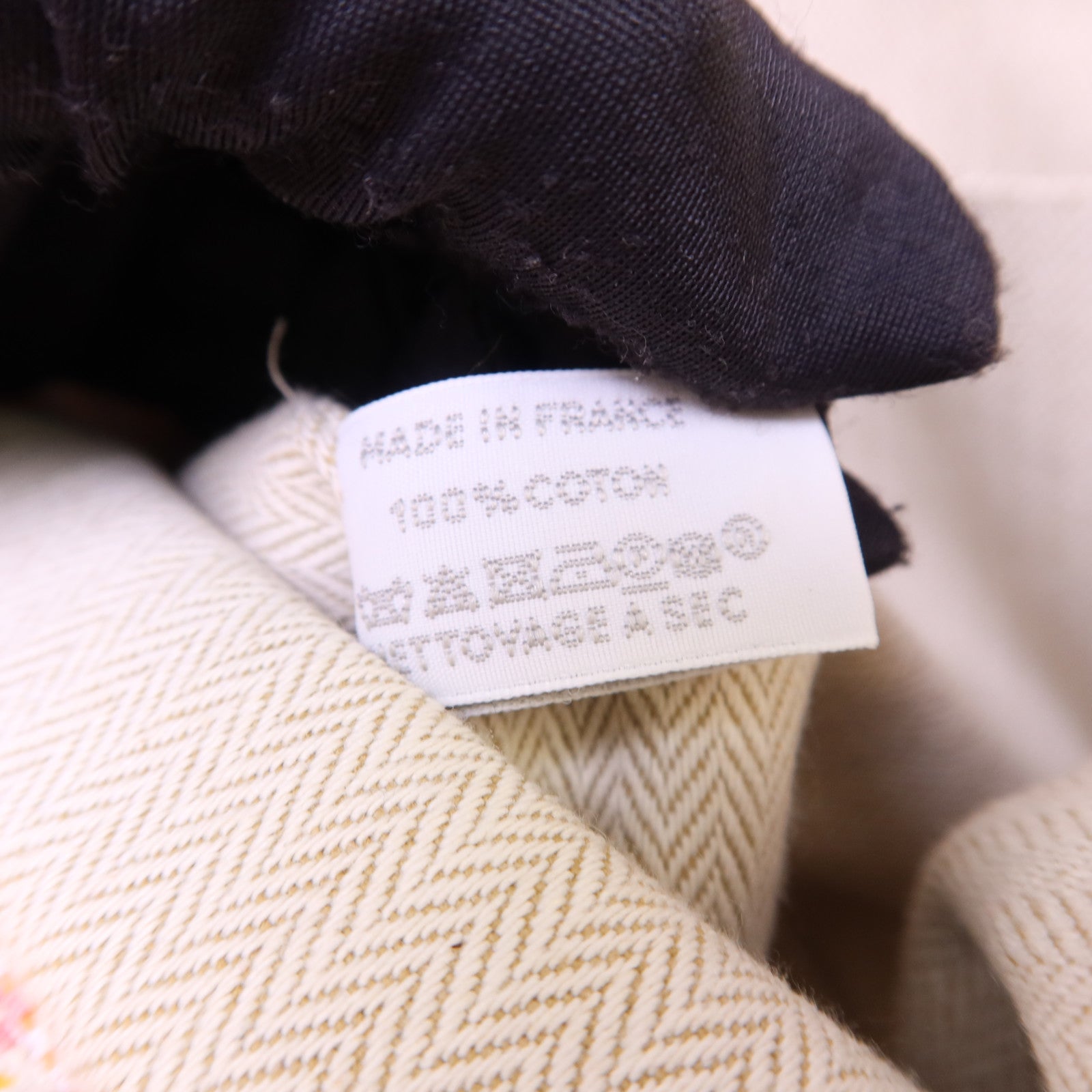 HERMES 布料Animaux Nattes Backpack銀扣背包