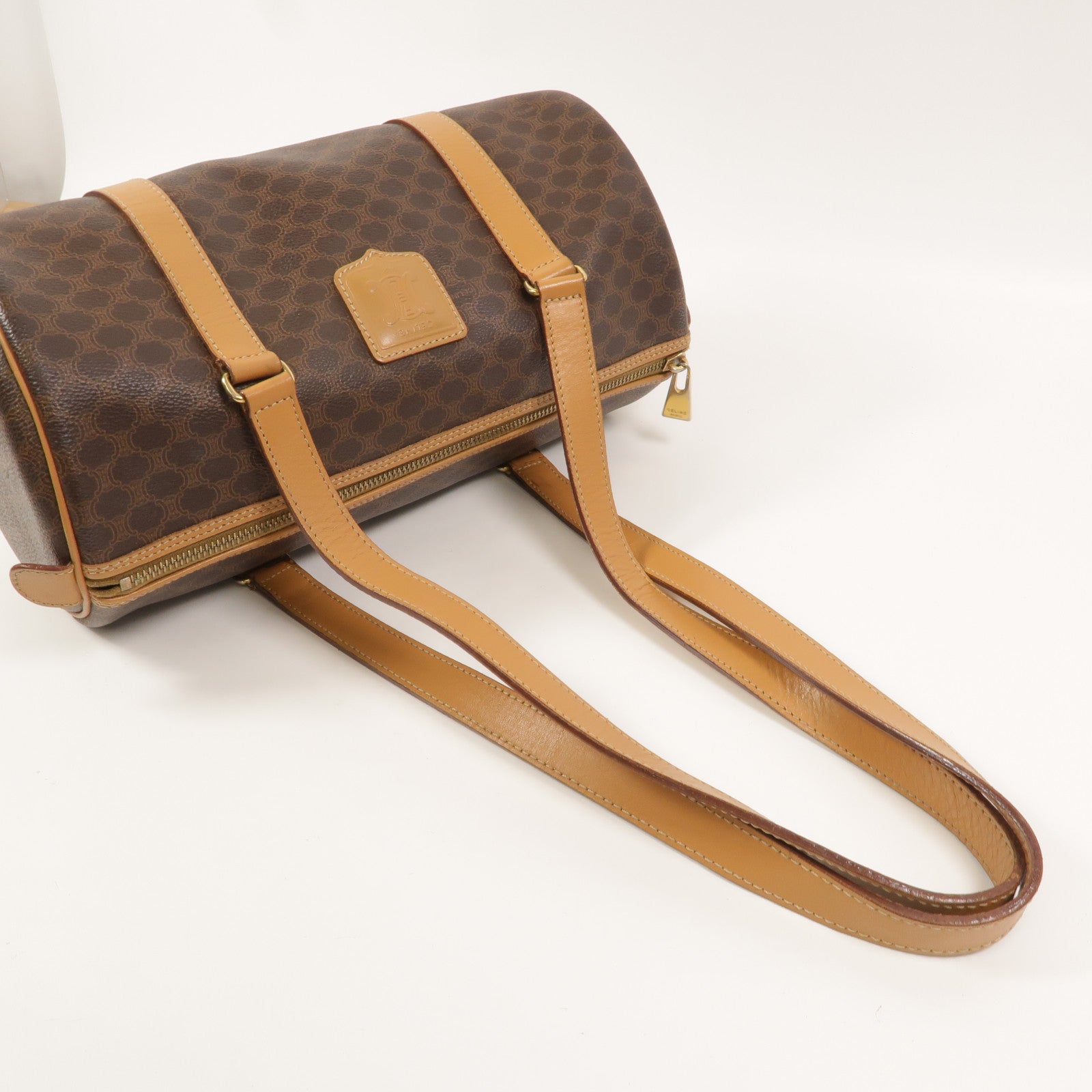 CELINE 塗層帆布Macadam肩背袋