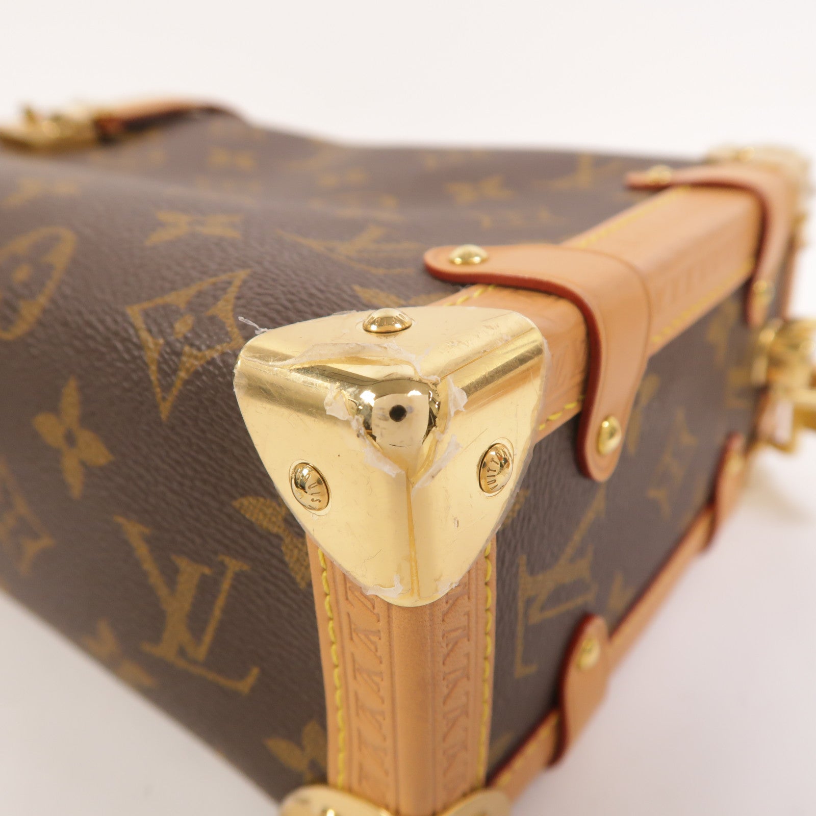 LOUIS VUITTON Monogram Side Trunk PM手挽肩背兩用袋