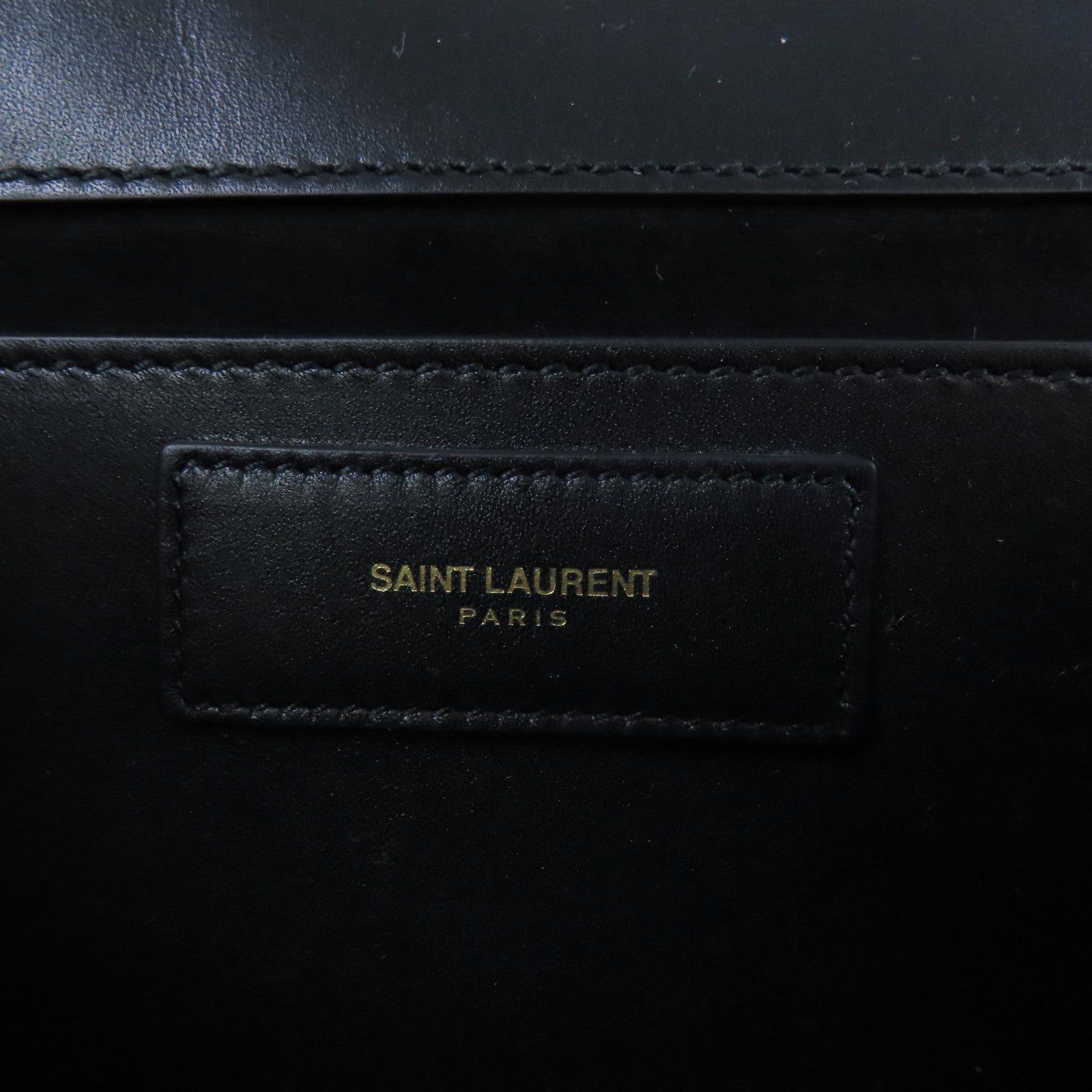 SAINT LAURENT 牛皮皮革Clutch Bag金扣手拿包