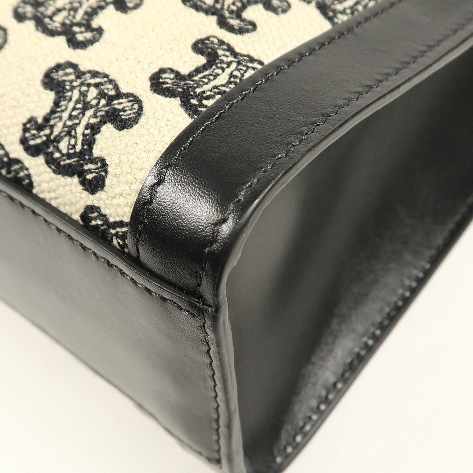 CELINE 帆布2 Way Bag金扣手挽肩背兩用袋