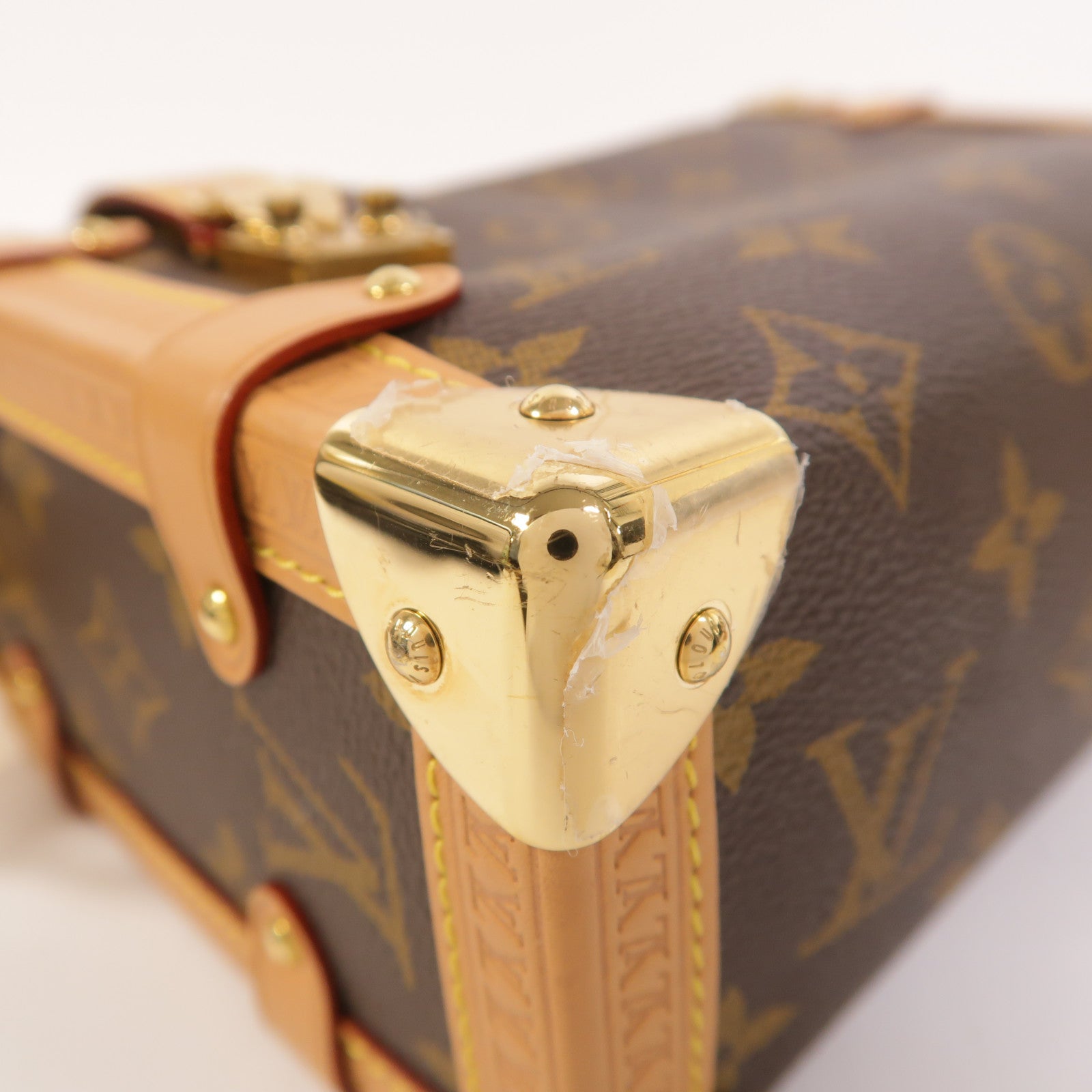 LOUIS VUITTON Monogram Side Trunk PM手挽肩背兩用袋