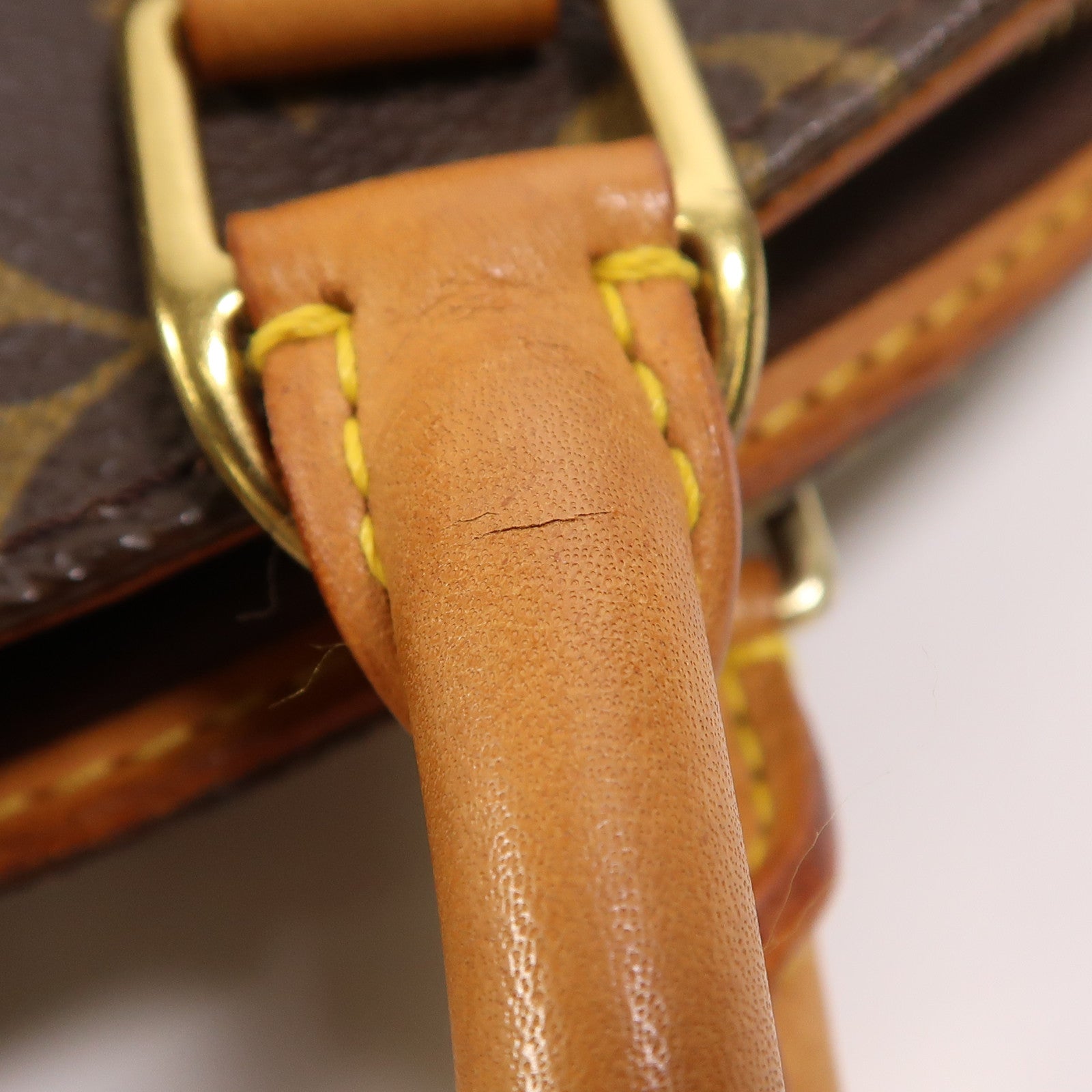 LOUIS VUITTON Monogram Ellipse MM金扣手挽袋
