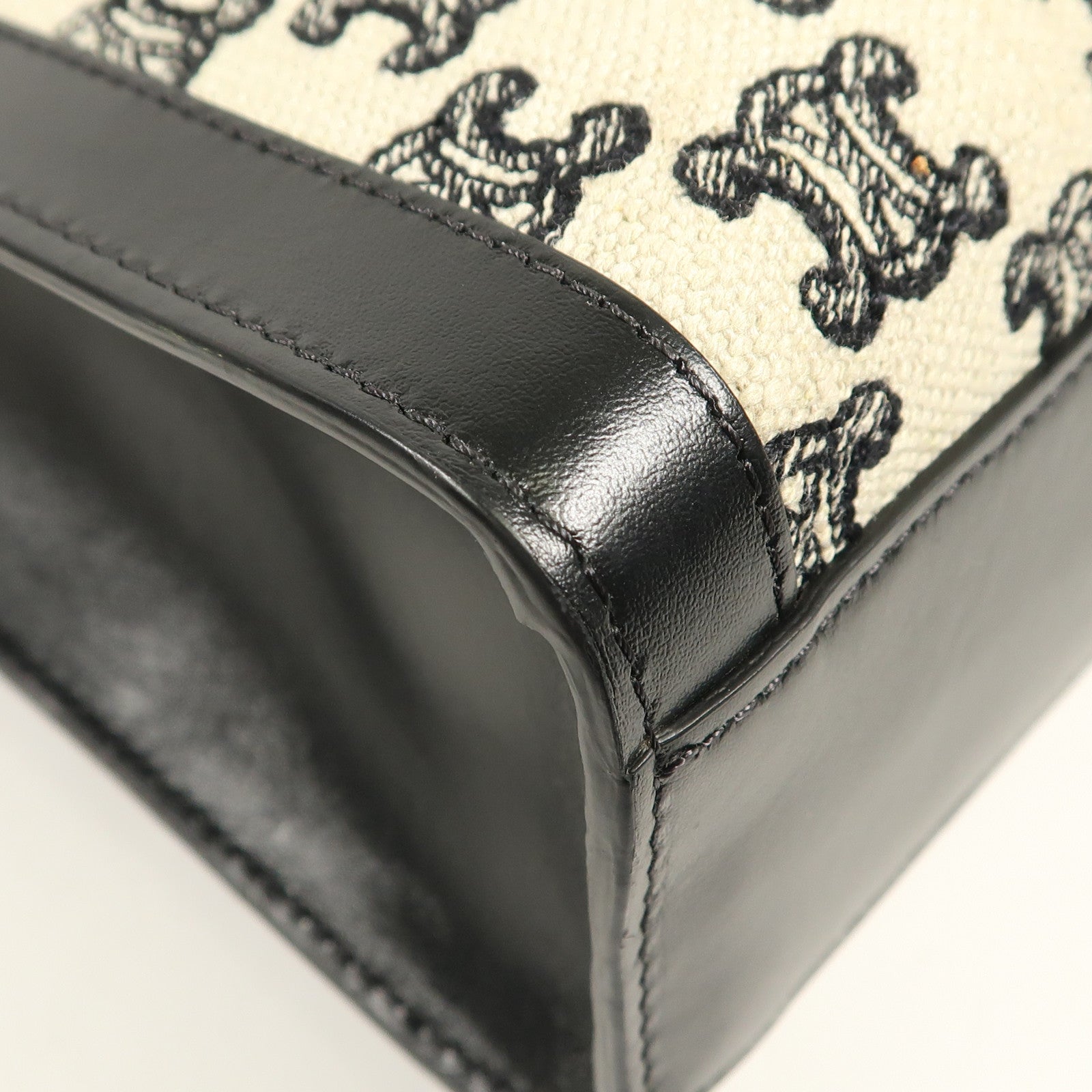 CELINE 帆布2 Way Bag金扣手挽肩背兩用袋