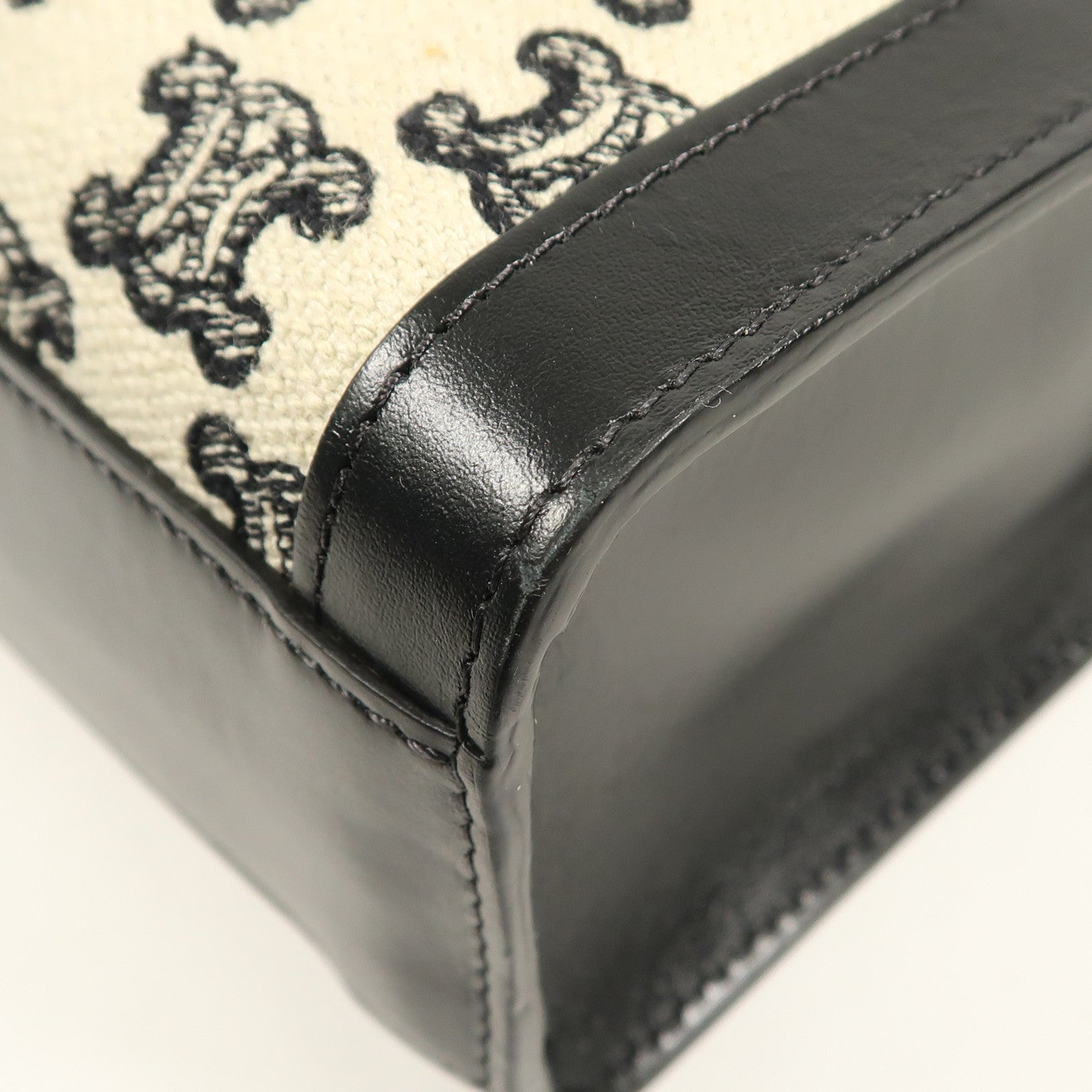 CELINE 帆布2 Way Bag金扣手挽肩背兩用袋