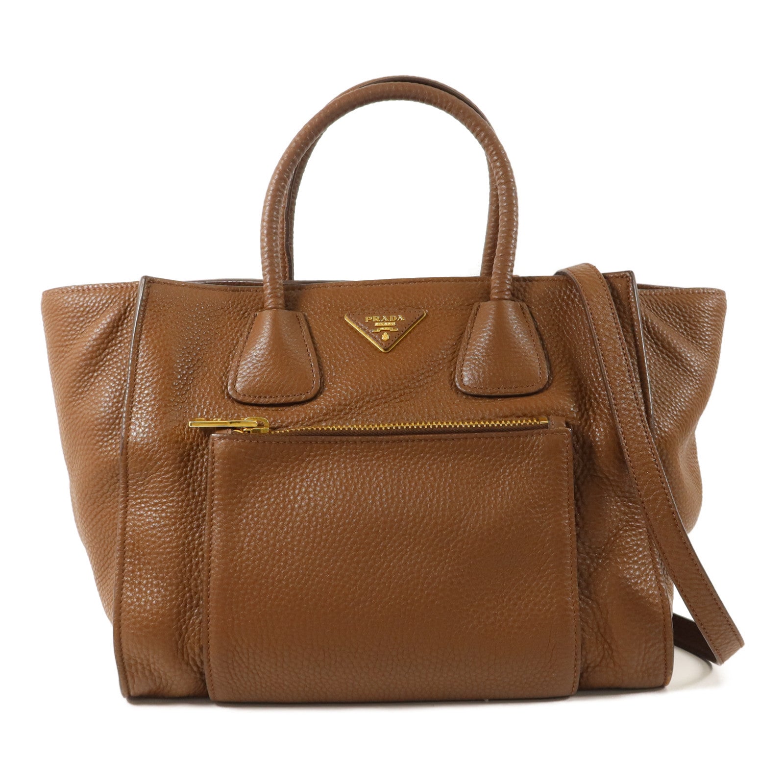 PRADA 牛皮皮革2 Way Shoulder手挽肩背兩用袋