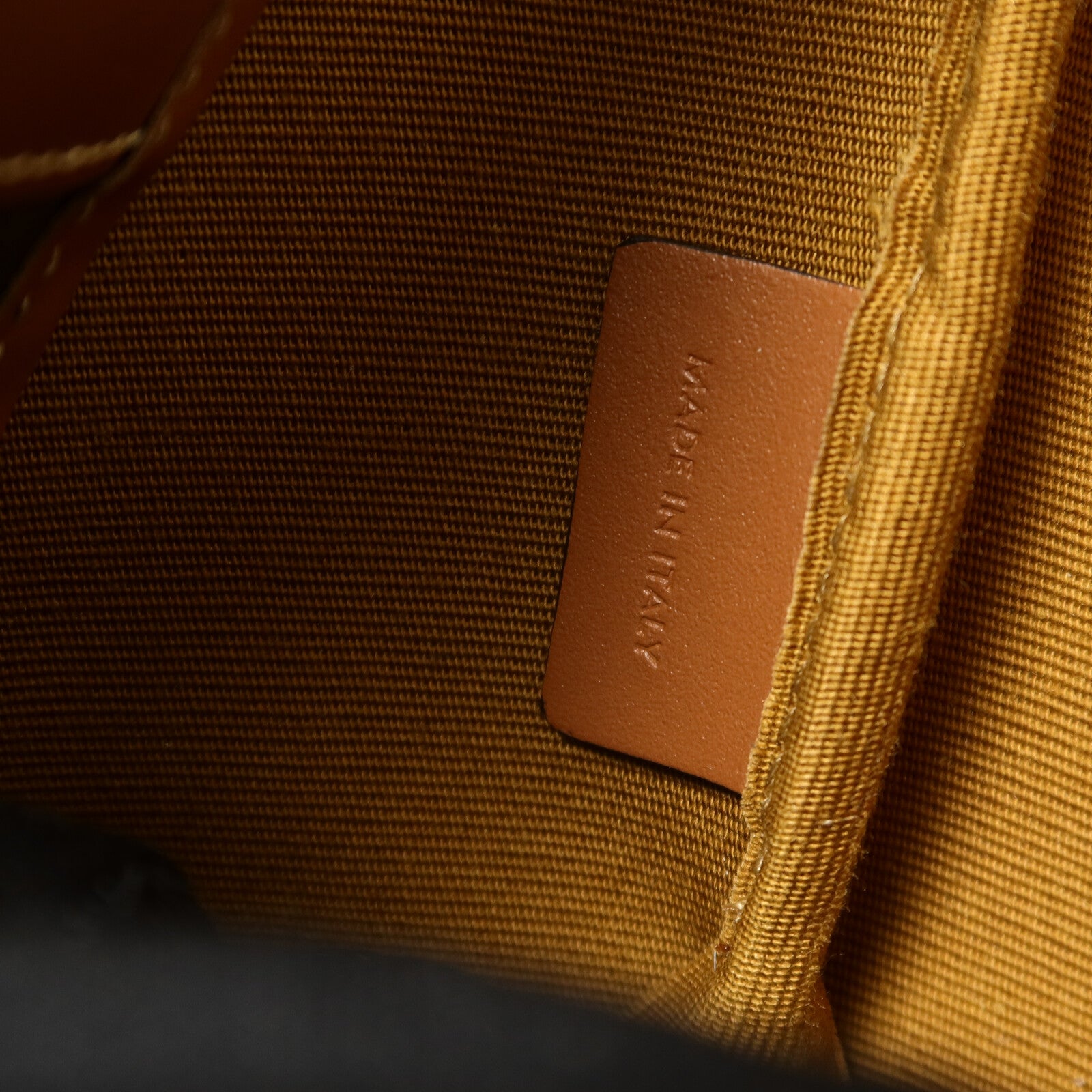 CELINE 塗層帆布Triomphe Small Bucket肩背袋