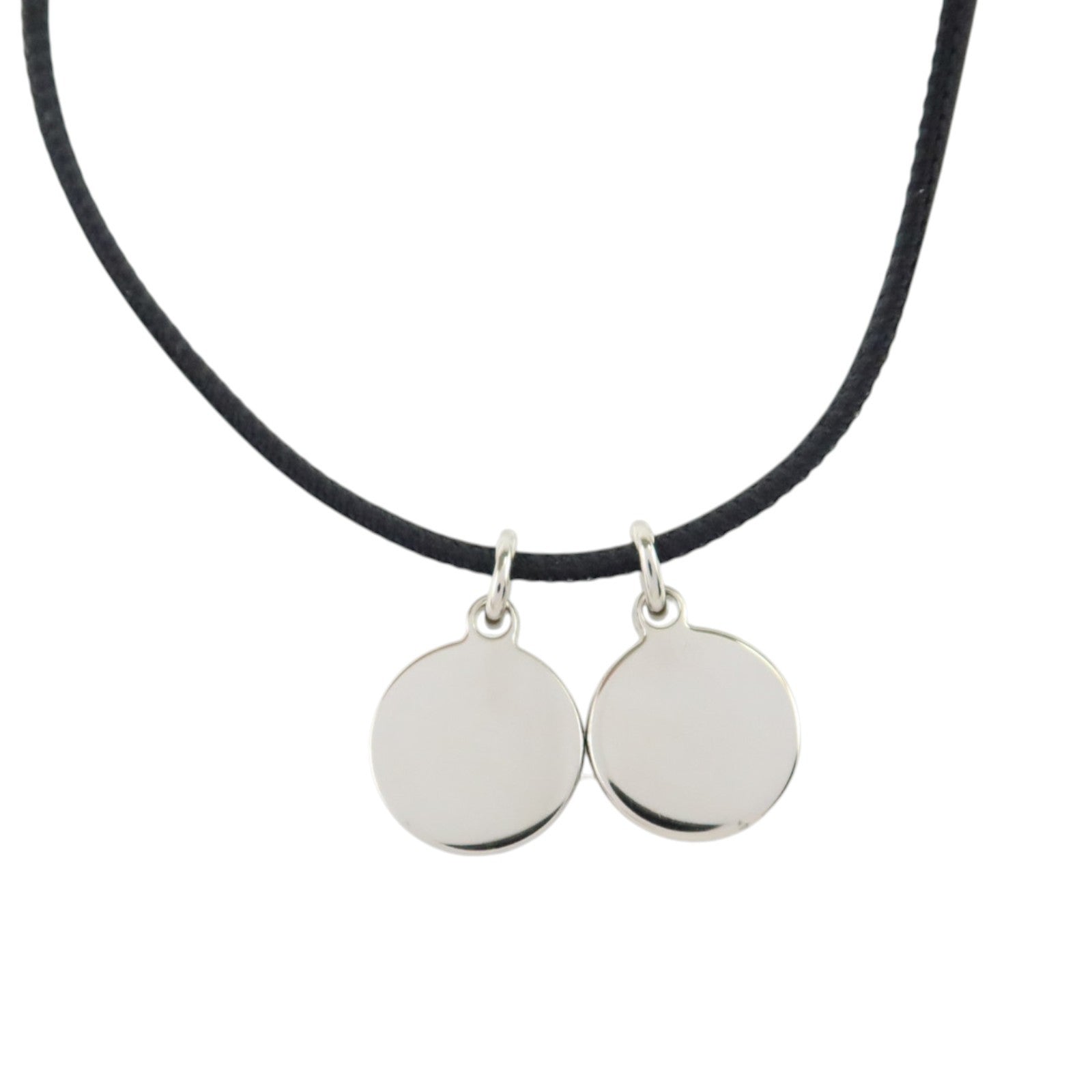 HERMES Swift皮革/金屬Eclipse Necklace項鏈