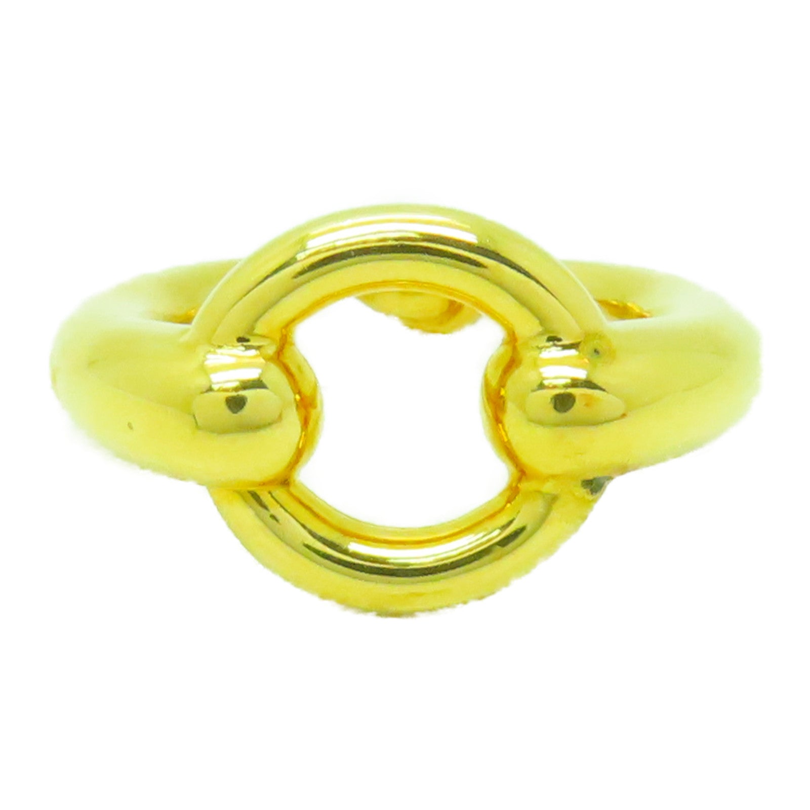 HERMES 【激減優惠】金屬Scarf Ring絲巾扣金色