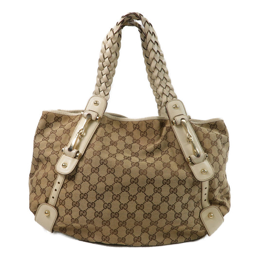 GUCCI 帆布Shoulder Tote肩背袋/手挽袋