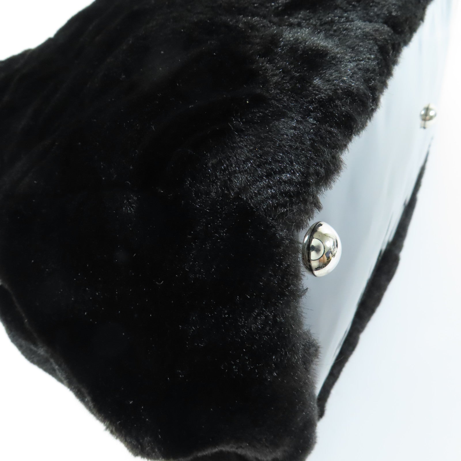 CHANEL【激減優惠】 兎毛Shoulder Bag銀扣肩背袋