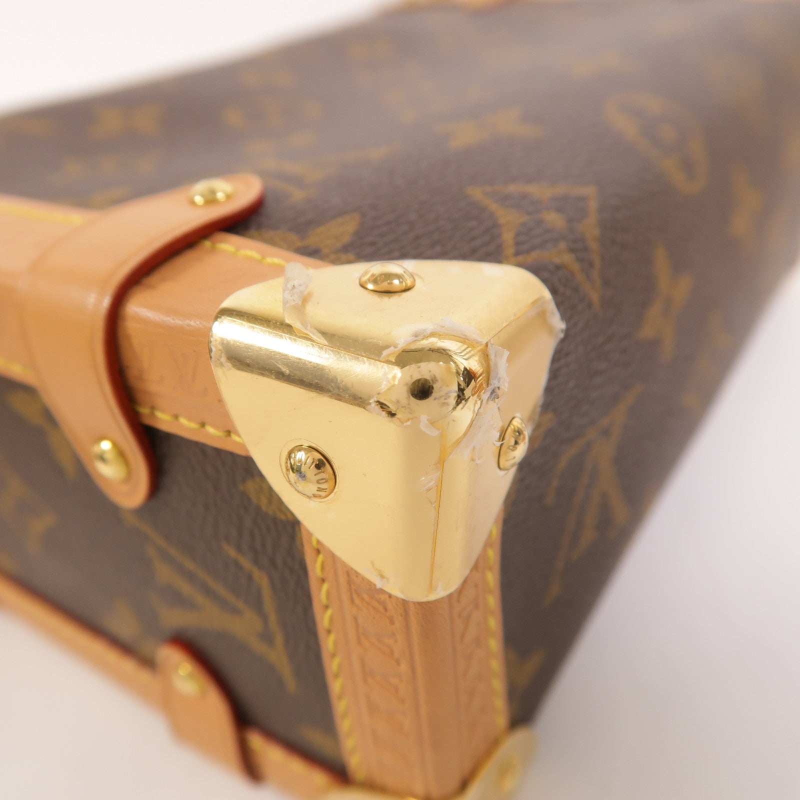 LOUIS VUITTON Monogram Side Trunk PM手挽肩背兩用袋