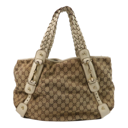 GUCCI 帆布Shoulder Tote肩背袋/手挽袋