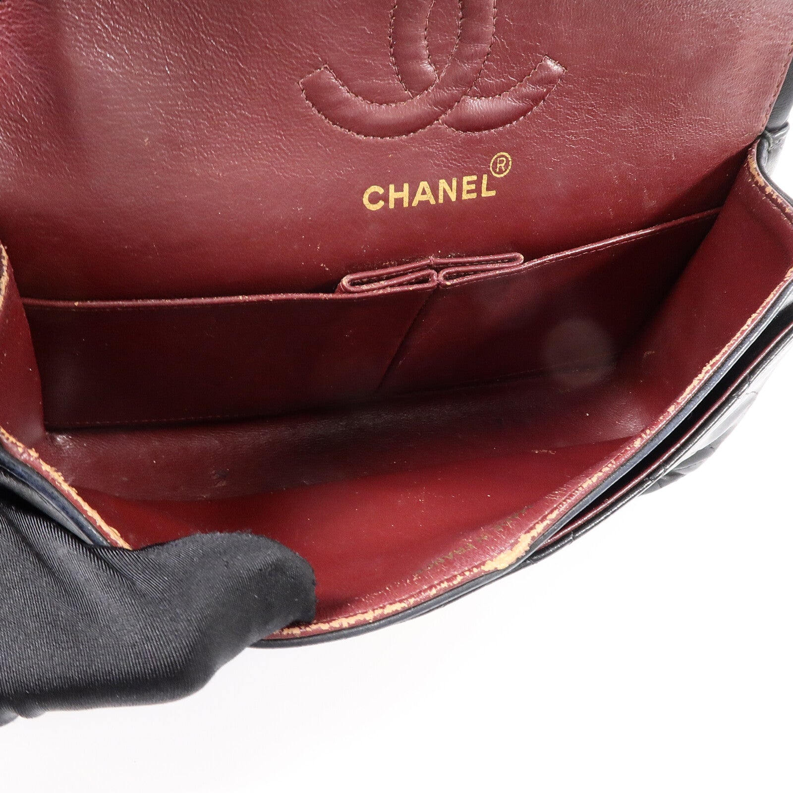 CHANEL 羊皮皮革Classic 23鏈帶肩背袋