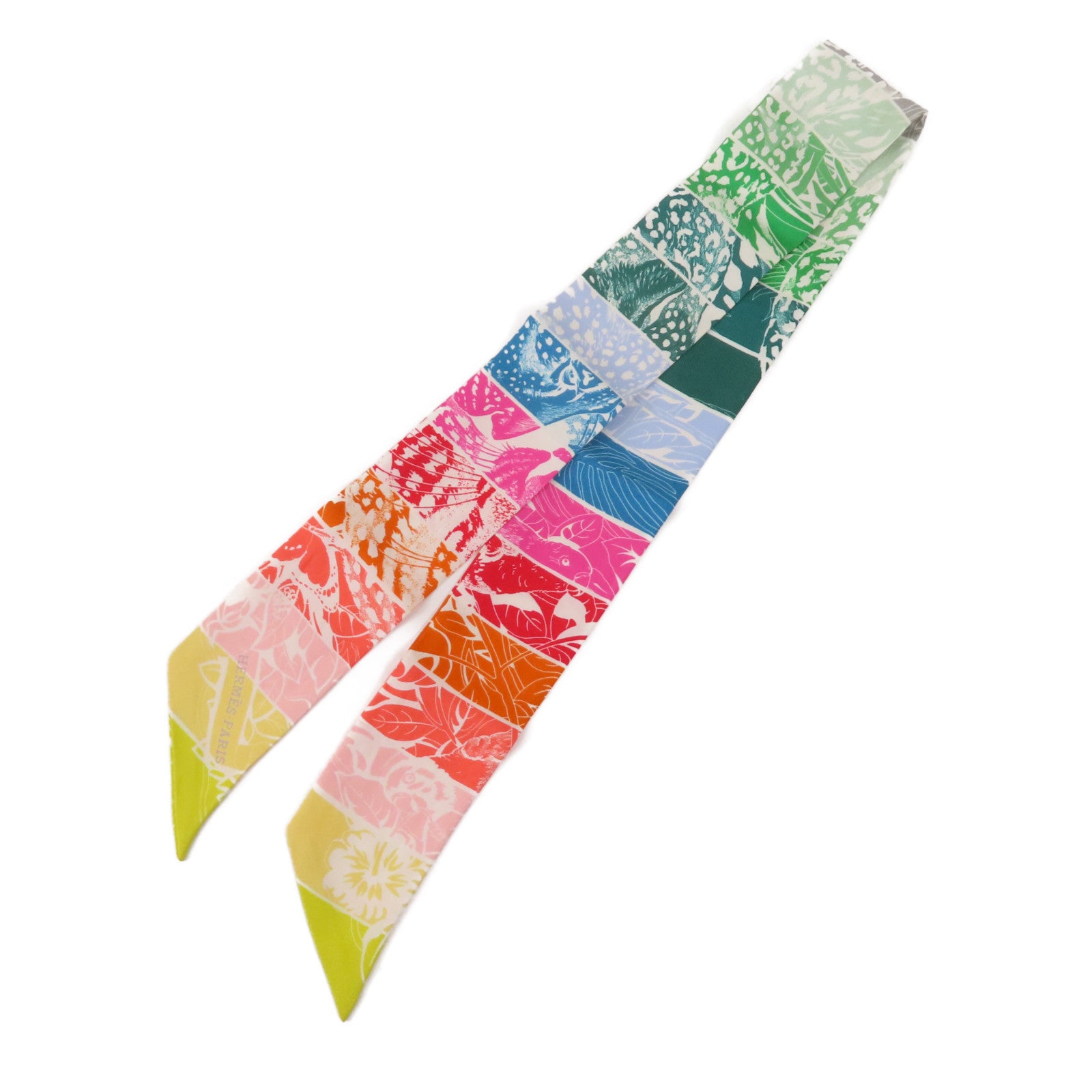 HERMES 絲質Twilly絲巾