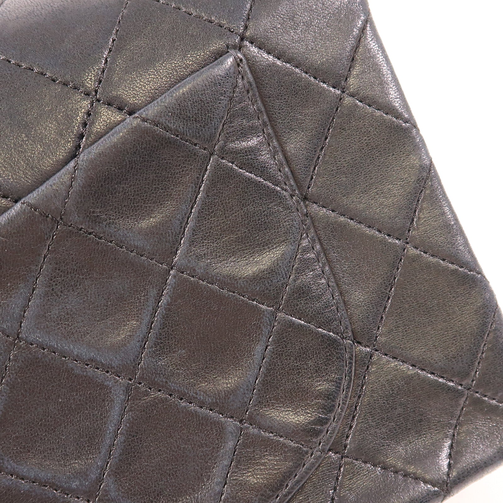 CHANEL 羊皮皮革Vintage Classic金扣鏈帶肩背袋