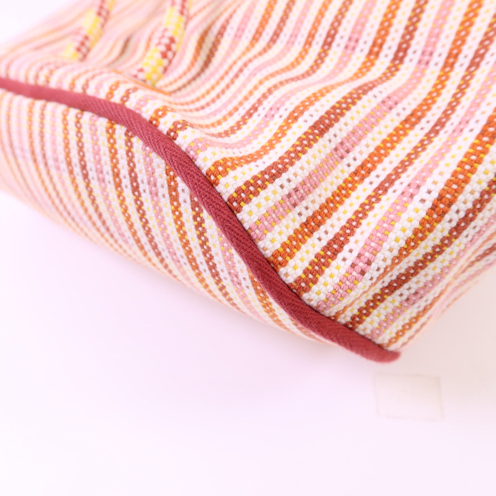 HERMES 布料Animaux Nattes Backpack銀扣背包