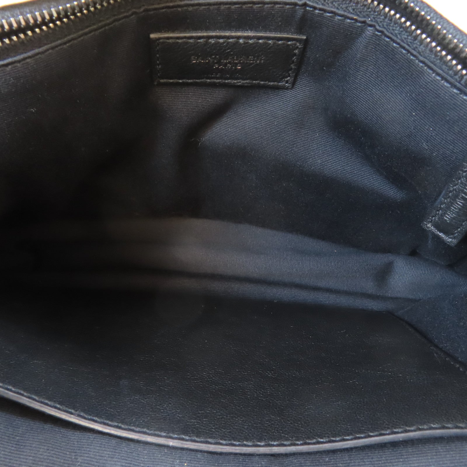 SAINT LAURENT 牛皮皮革Niki Medium銀扣鏈帶肩背袋米白色