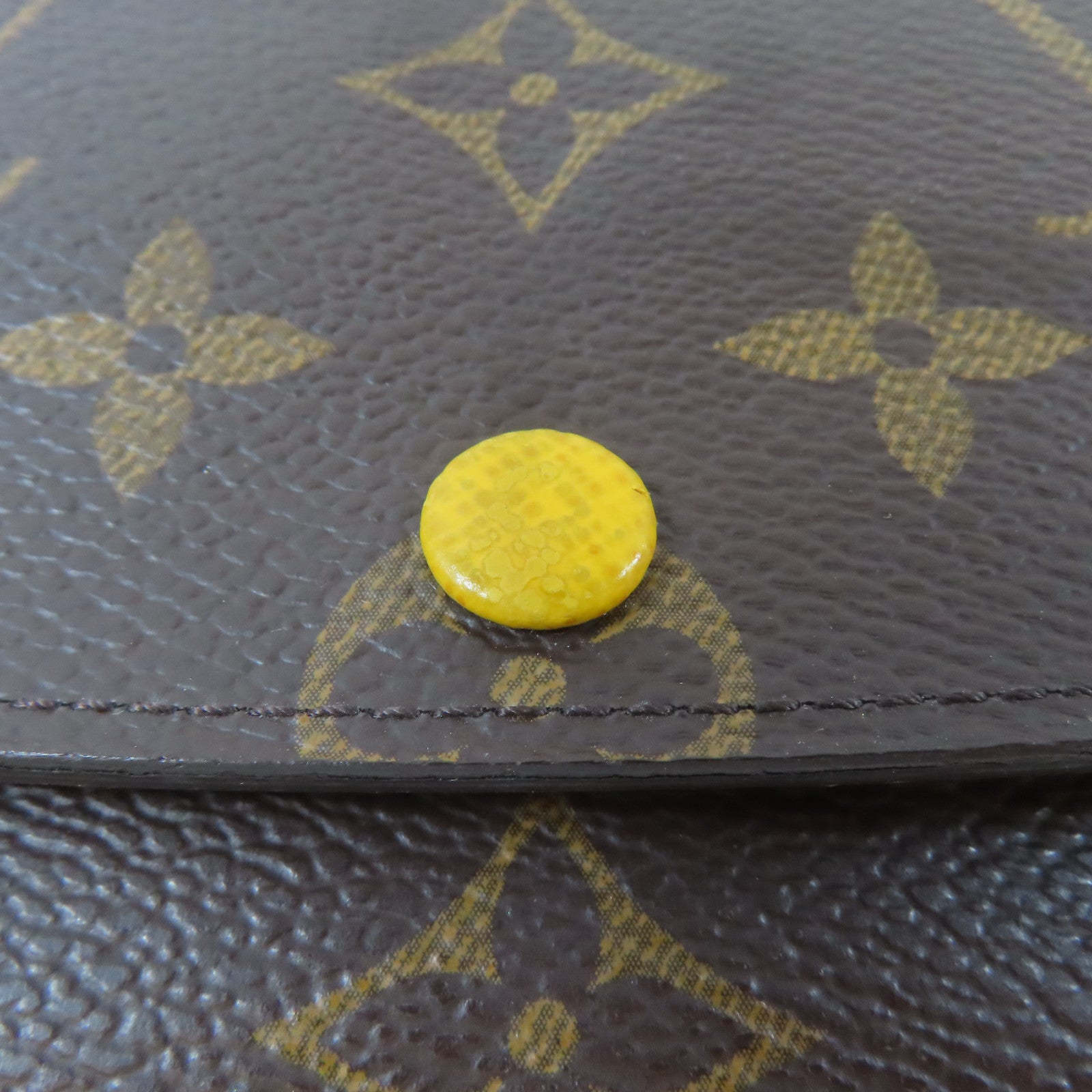 LOUIS VUITTON Monogram Emilie Wallet金扣長錢包啡色