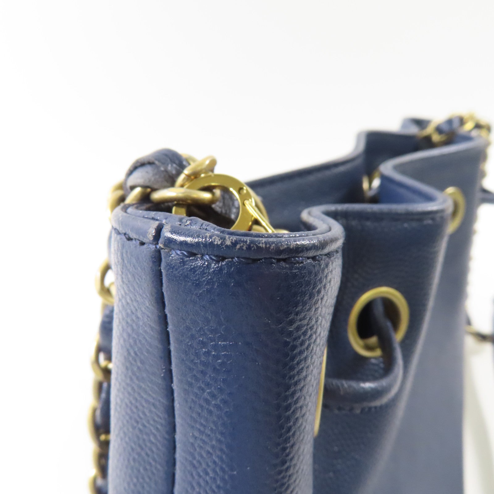 CHANEL 【激減優惠】牛皮皮革Chain Shoulder Bag金扣鏈帶肩背袋