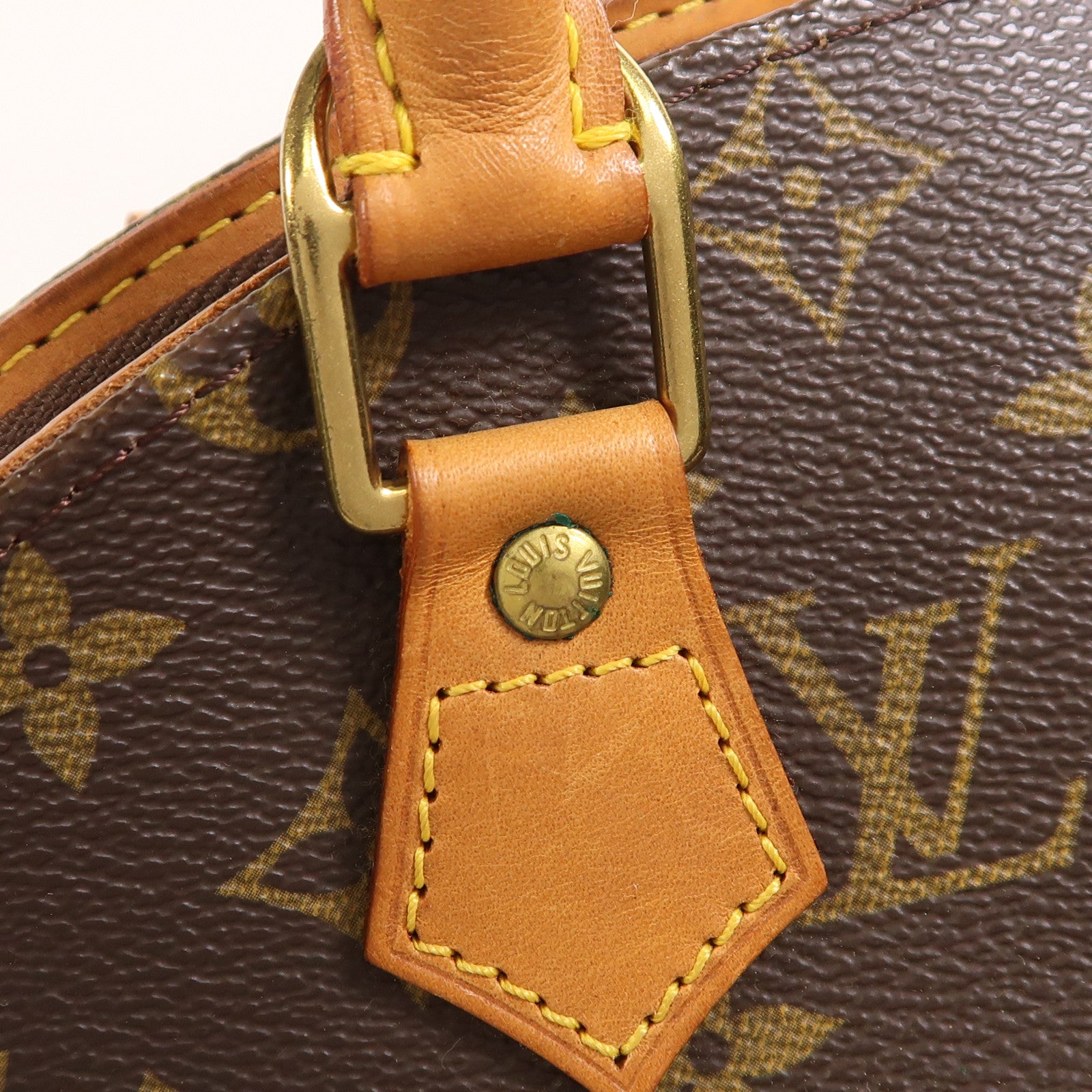LOUIS VUITTON Monogram Ellipse MM金扣手挽袋