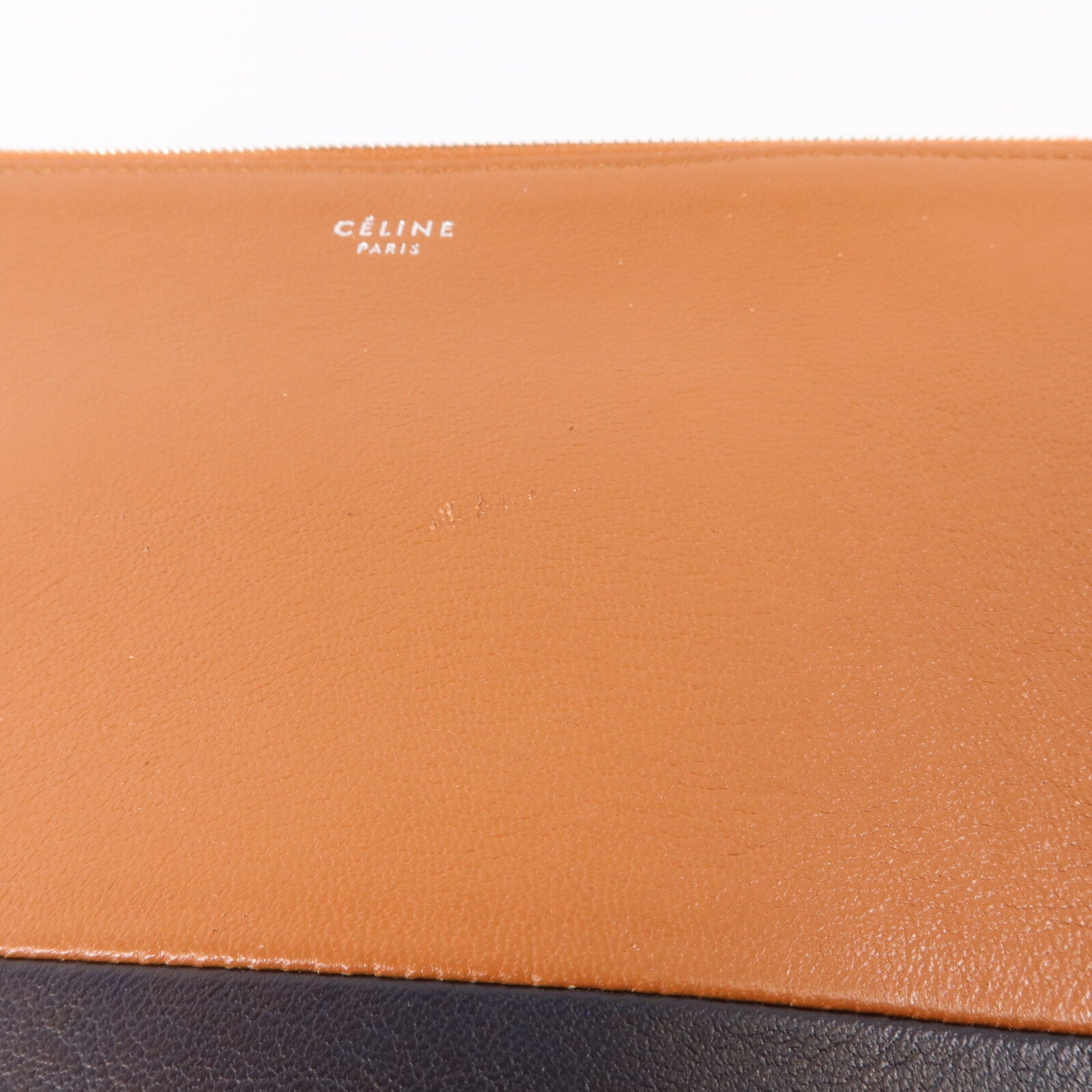 CELINE 牛皮皮革Bi-Color Solo Clutch手拿包