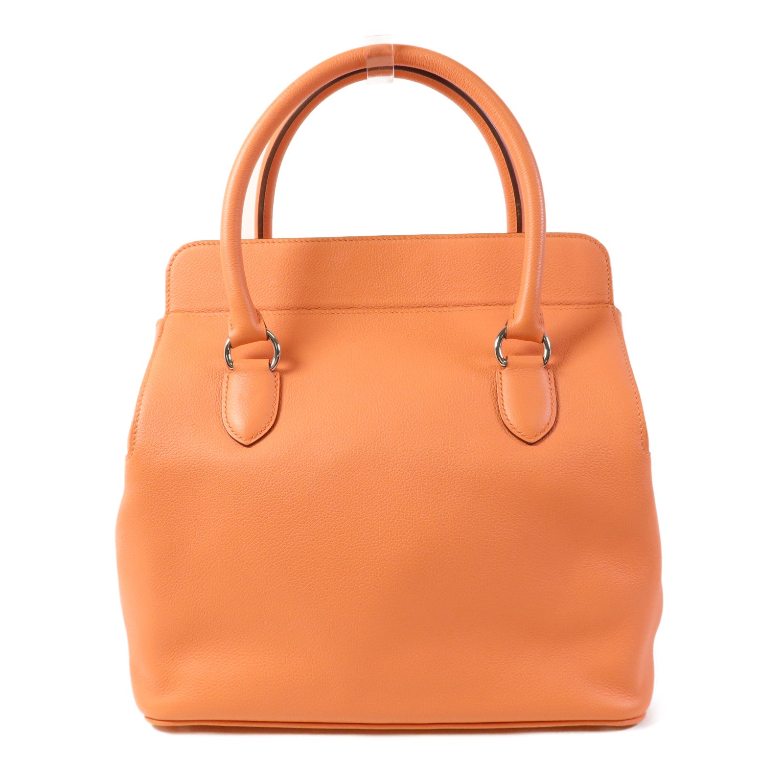 HERMES Swift皮革Tool Box 26銀扣手挽肩背兩用袋