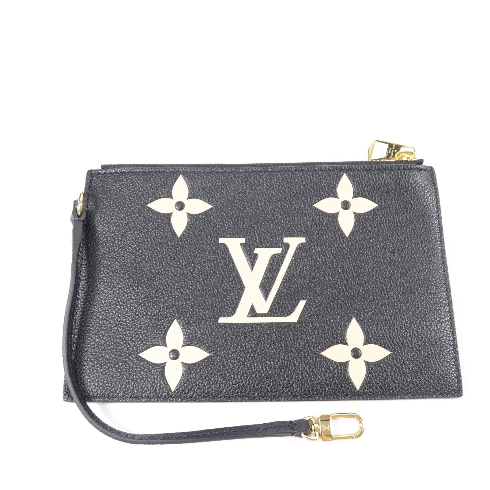 LOUIS VUITTON Monogram Empreinte Bicolor Neo Noe MM金手挽肩背兩用袋