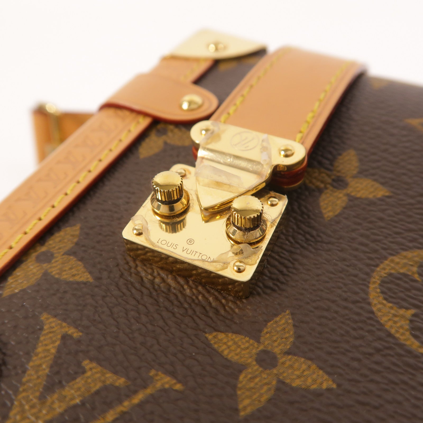 LOUIS VUITTON Monogram Side Trunk PM手挽肩背兩用袋