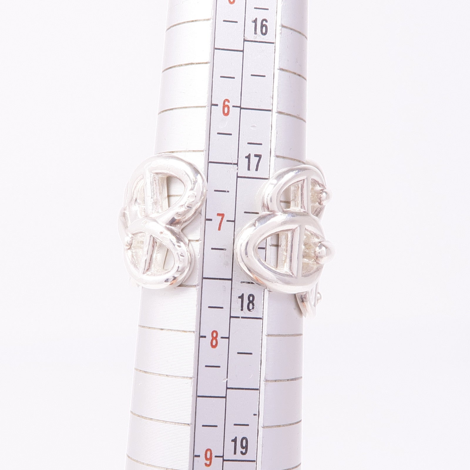 HERMES 925純銀Chaine d'ancre Enchainee Ring戒指Hermes#53/US#7