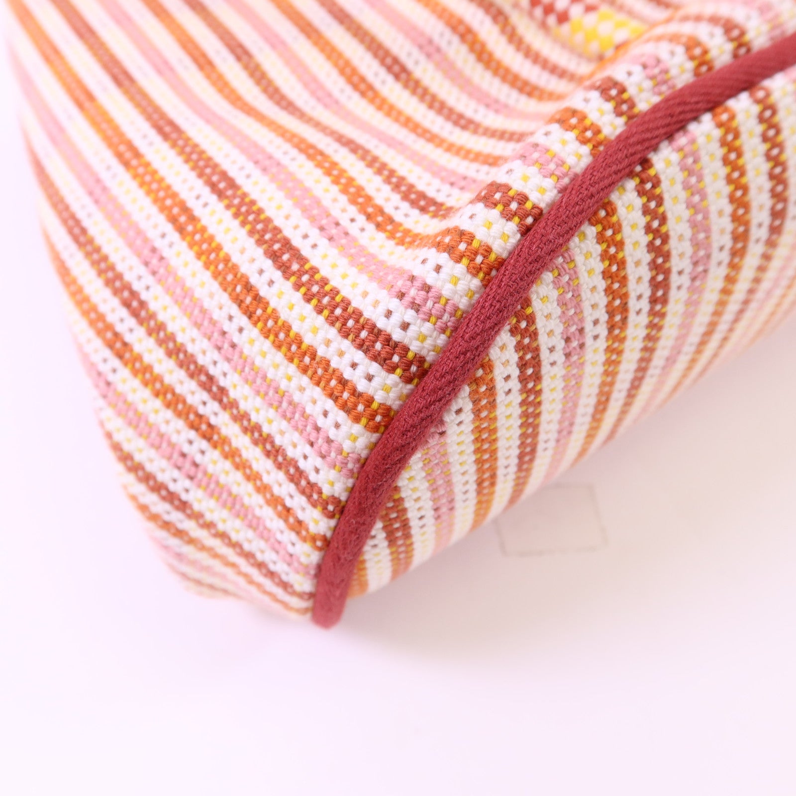HERMES 布料Animaux Nattes Backpack銀扣背包