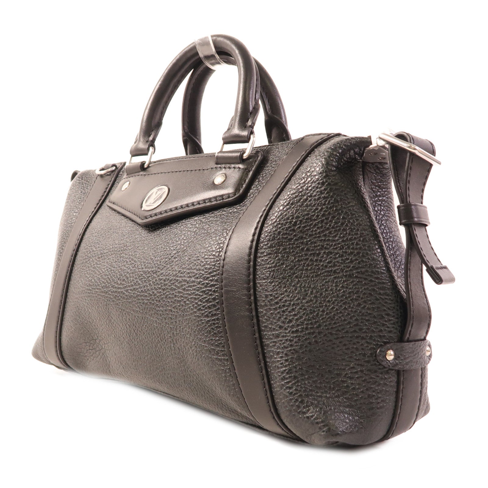 LOUIS VUITTON 羊皮皮革/牛皮皮革Biker PM銀扣手挽肩背兩用袋