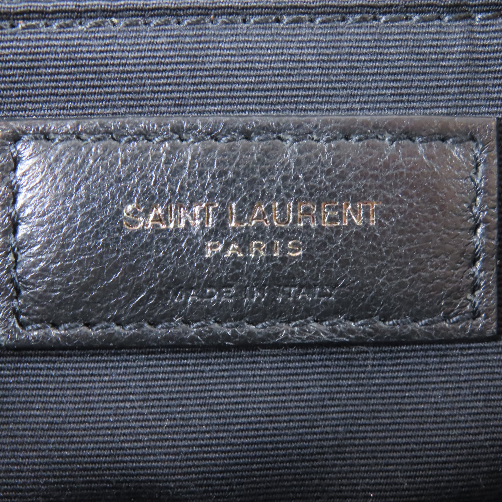 SAINT LAURENT 牛皮皮革Niki Medium銀扣鏈帶肩背袋米白色