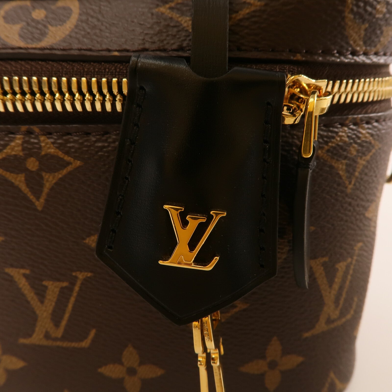 LOUIS VUITTON Monogram Reverse Vanity PM金扣手挽肩背兩用袋