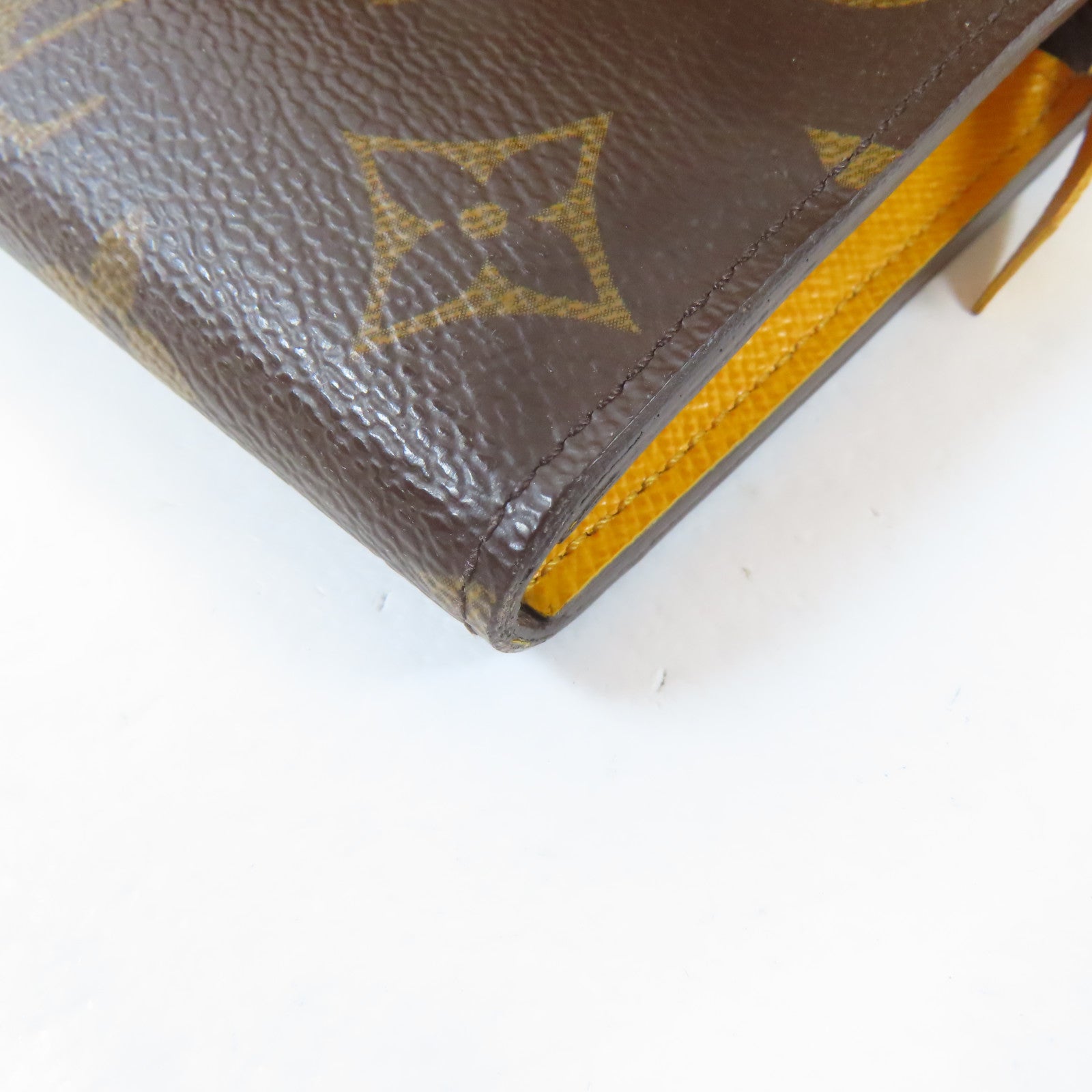 LOUIS VUITTON Monogram Emilie Wallet金扣長錢包啡色