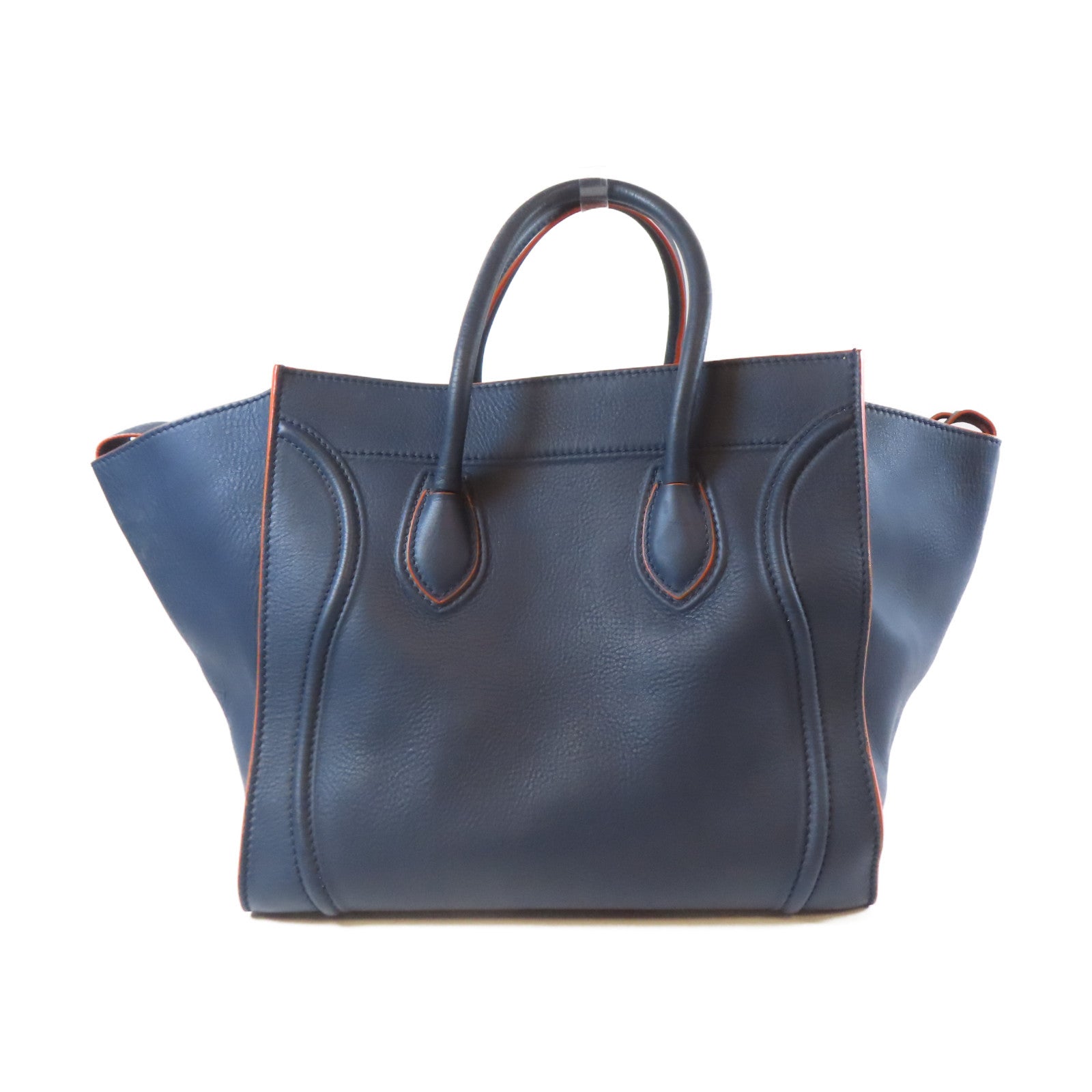 CELINE 牛皮皮革Tote Bag手挽袋藍色