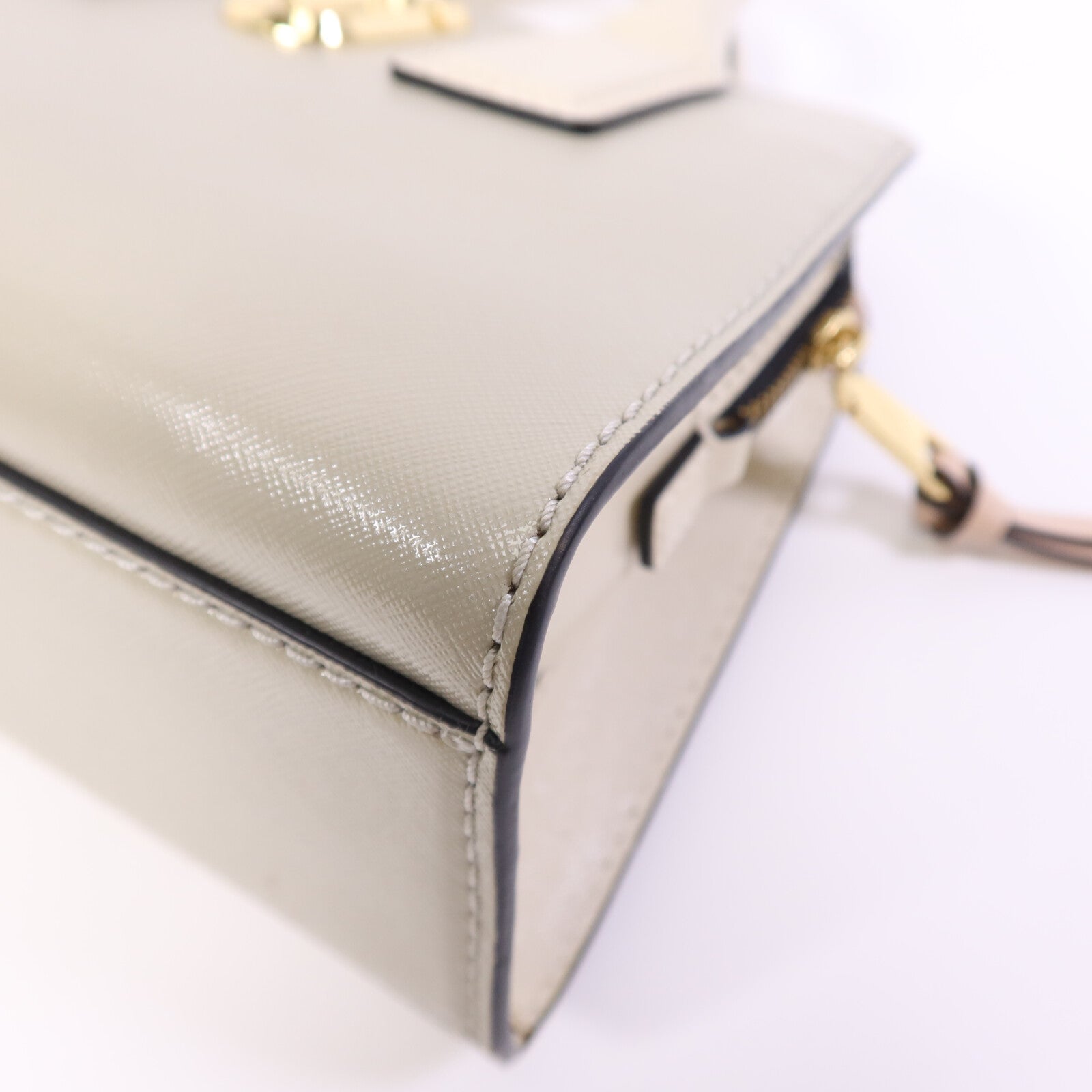 MARC JACOBS 牛皮皮革Little Big Shot Bag金扣手挽肩背兩用