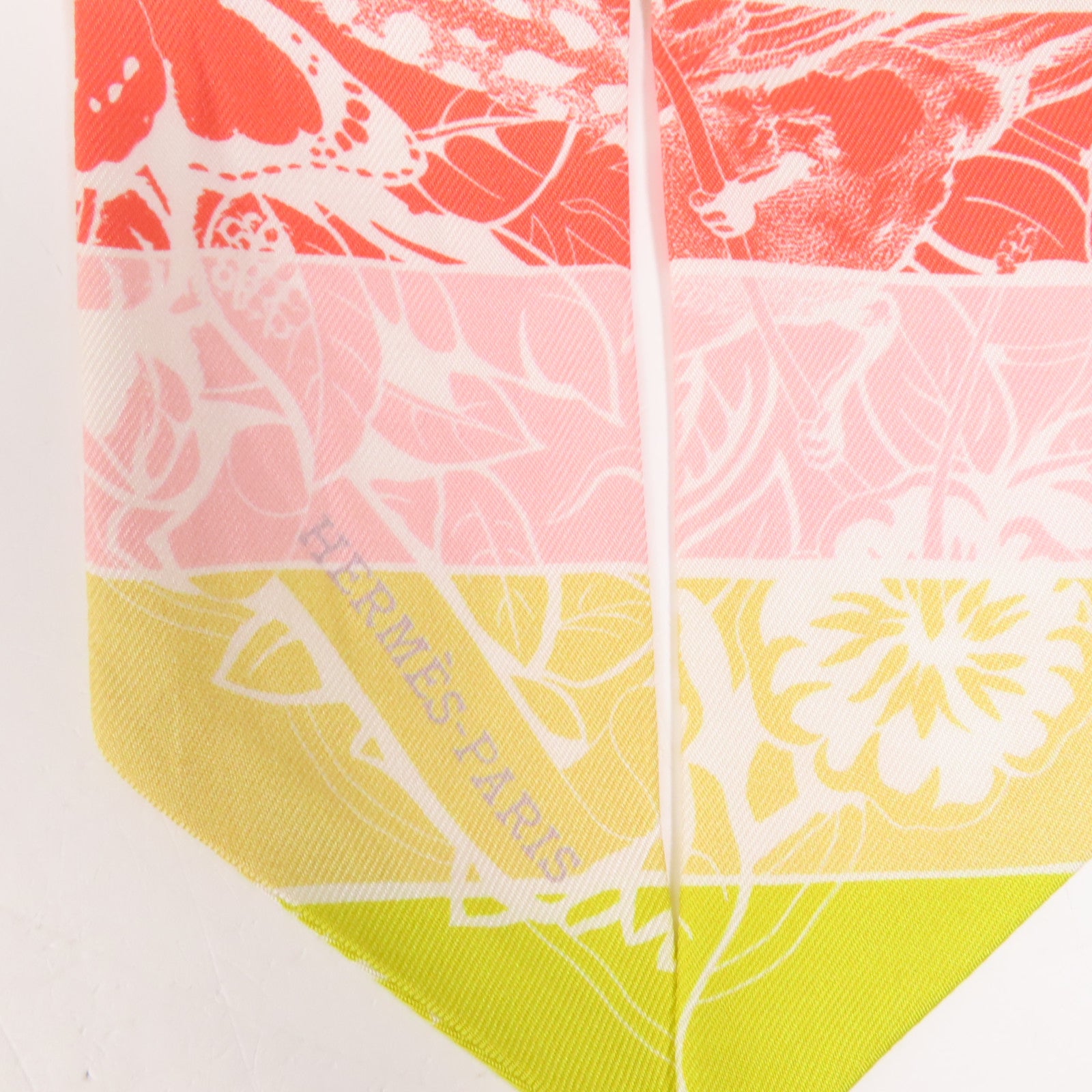 HERMES 絲質Twilly絲巾