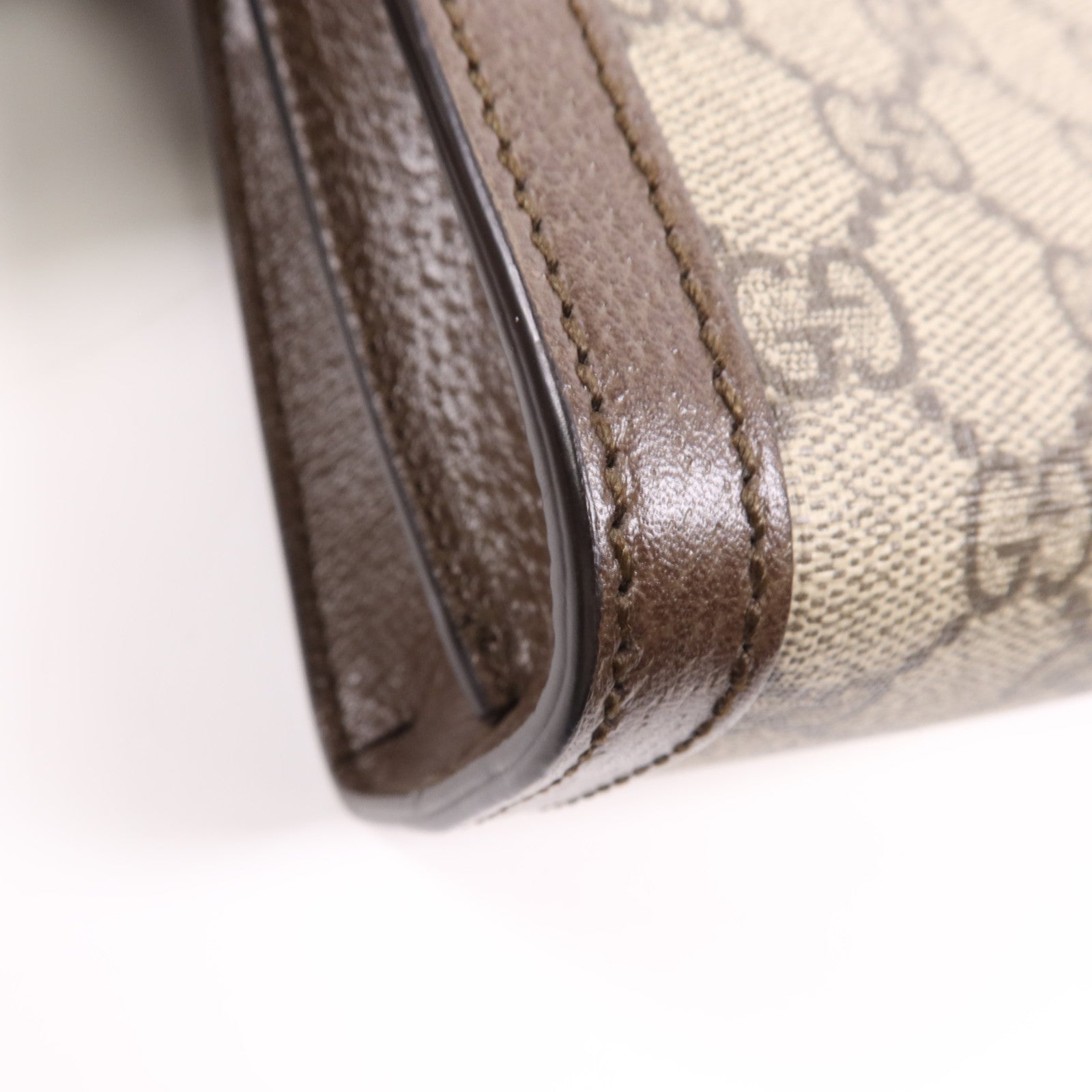 GUCCI 塗層帆布Ophidia GG金扣鏈帶肩背袋