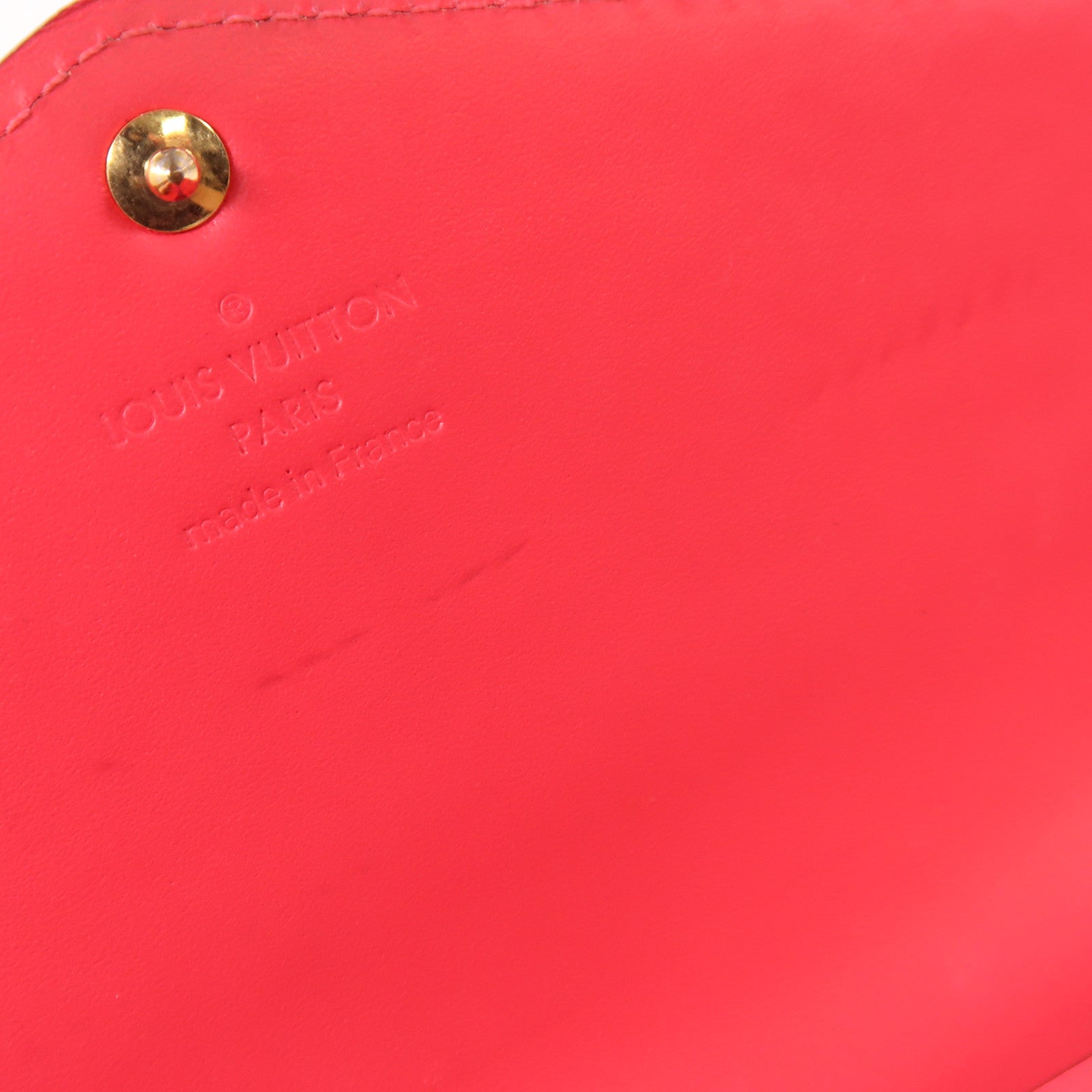 LOUIS VUITTON Monogram Vernis Portefeuille Sarah金扣長錢包