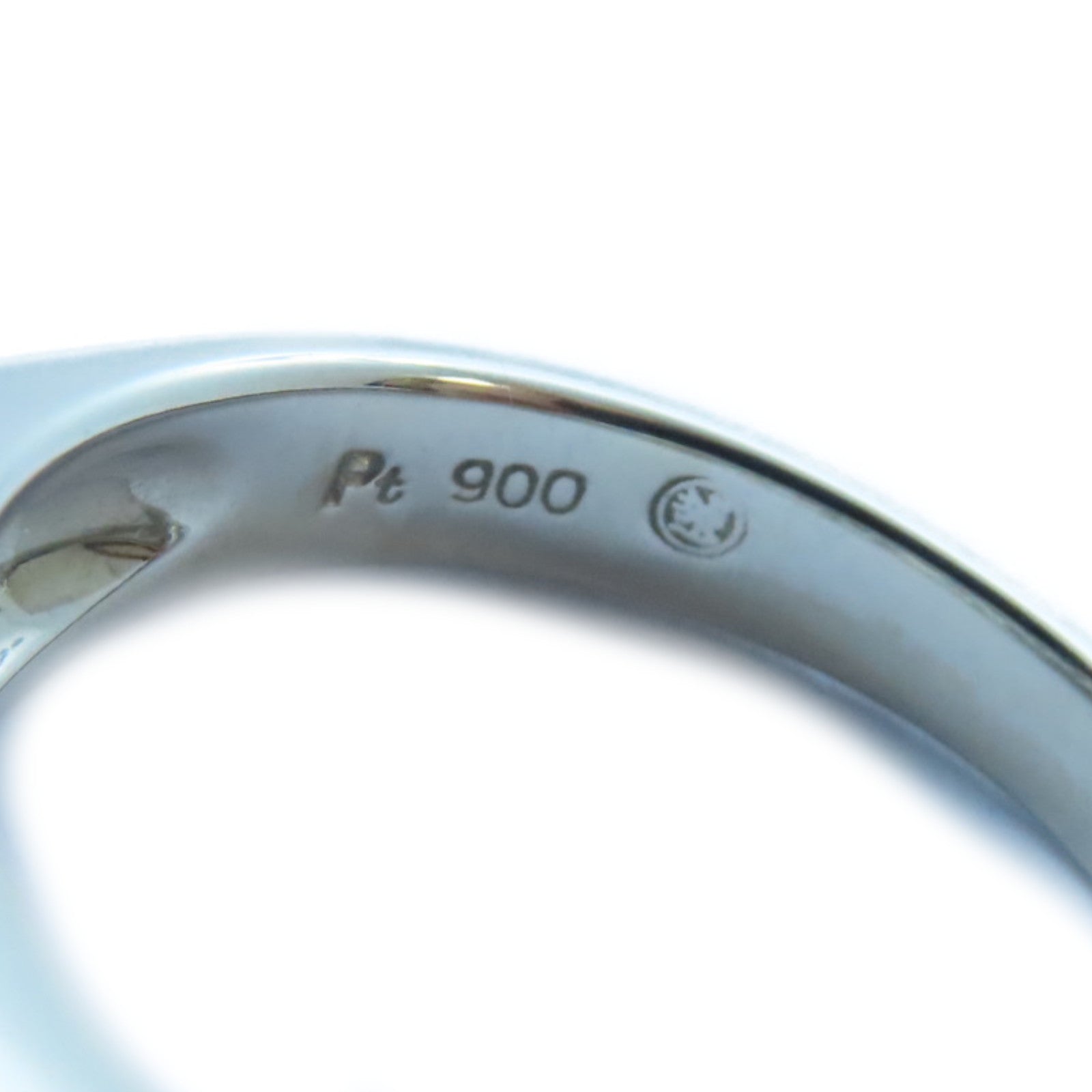 JEWELRY PT900白金Alexandrite/Diamond Ring0.66ct紫翠玉/0.65ct鑽石戒指US#7.25