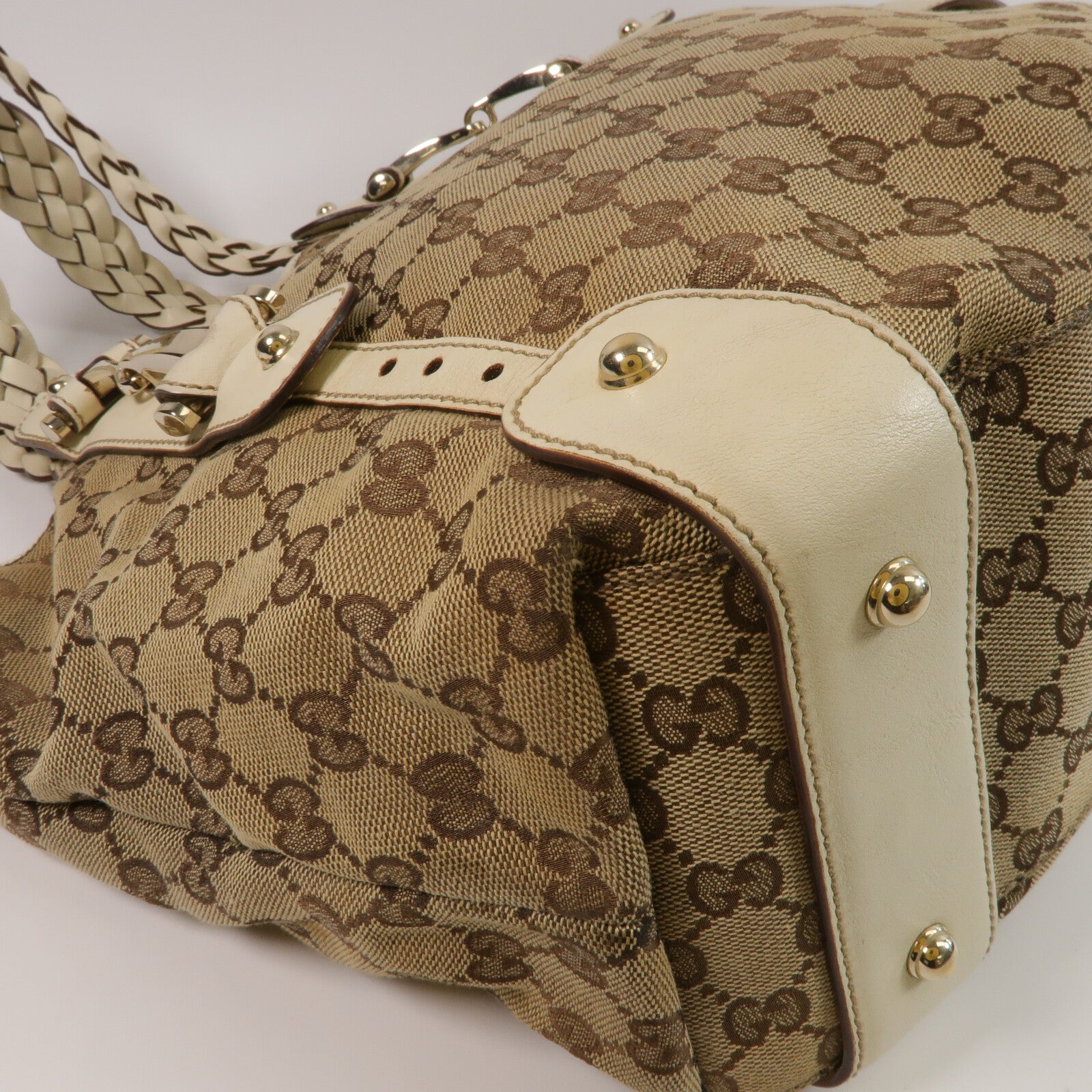 GUCCI 帆布Shoulder Tote肩背袋/手挽袋