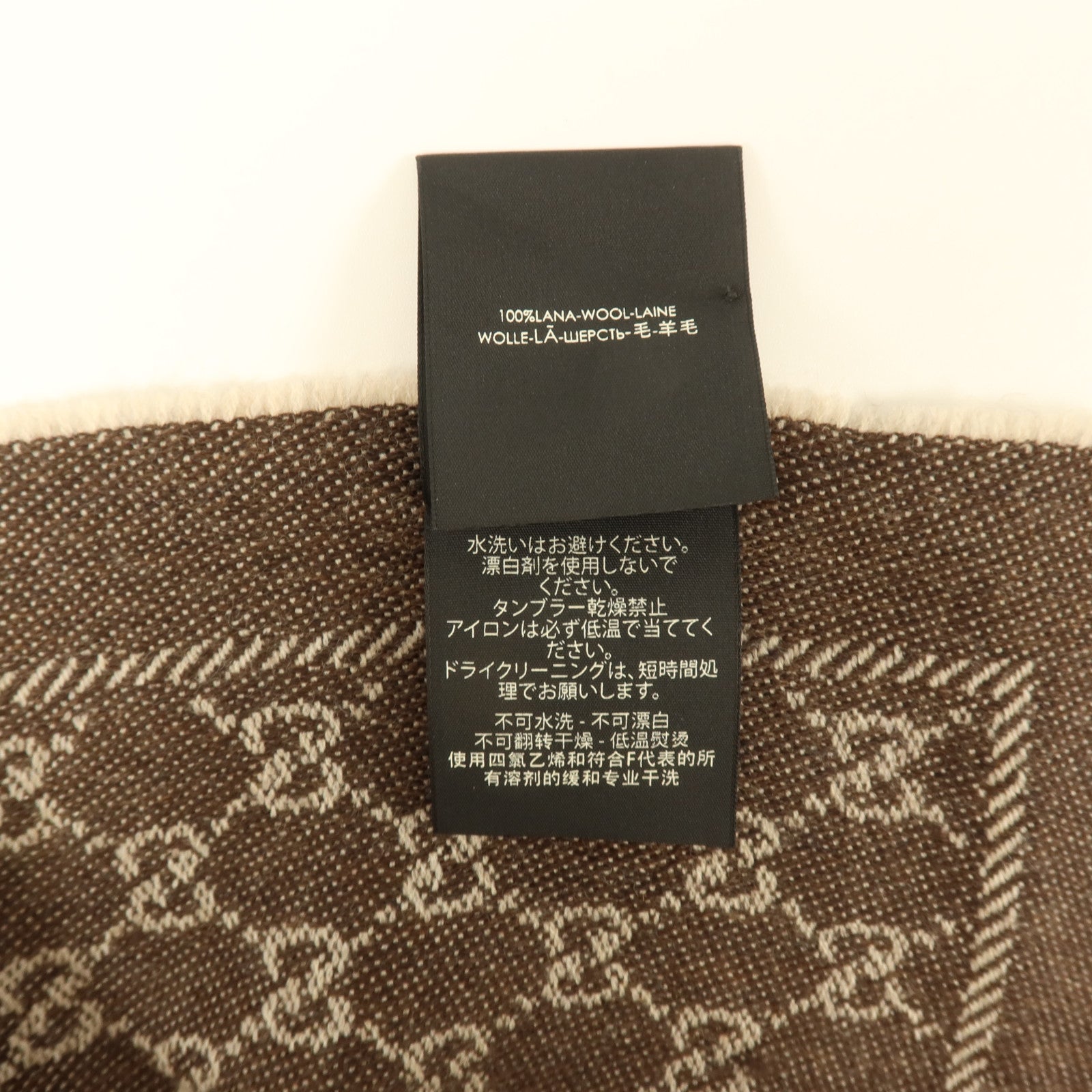 GUCCI 羊毛Scarl 48x180cm圍巾