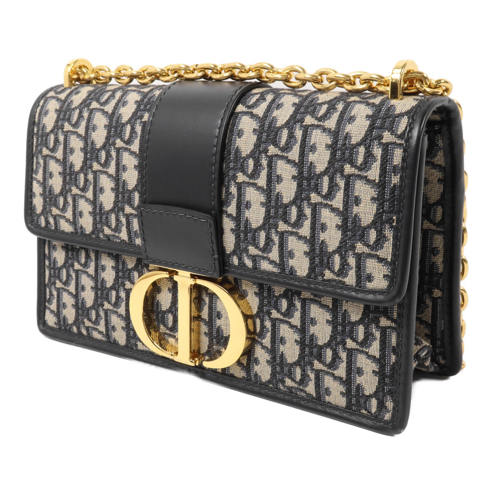 Dior 帆布30 Montaigne鏈帶肩背袋