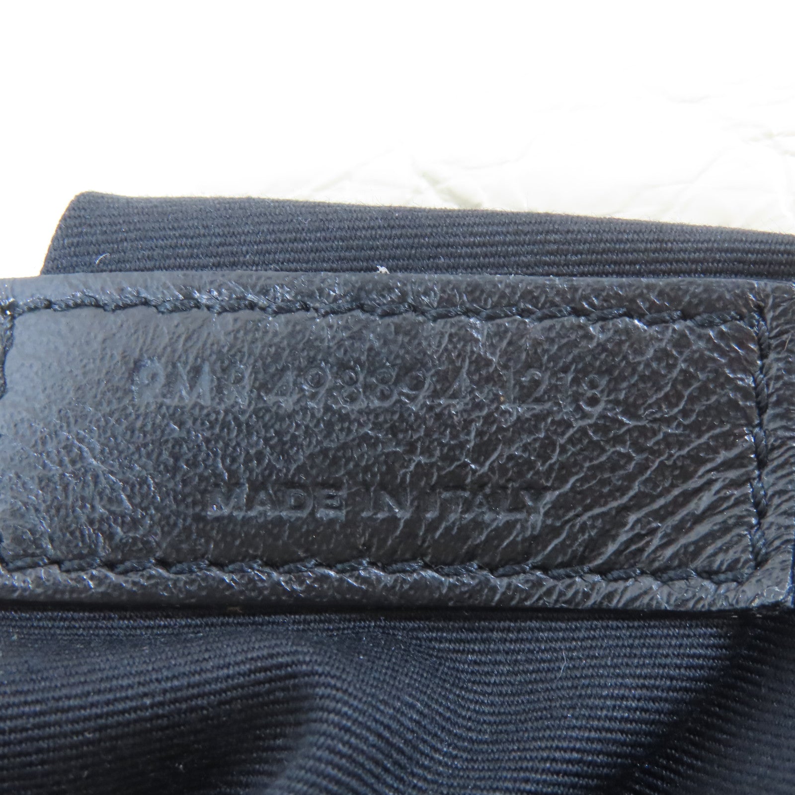 SAINT LAURENT 牛皮皮革Niki Medium銀扣鏈帶肩背袋米白色